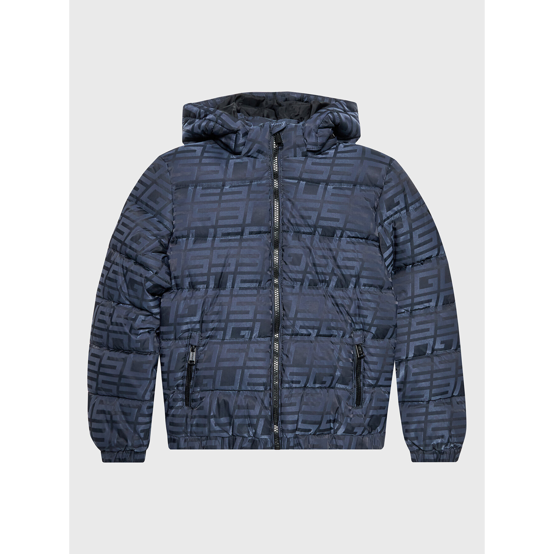 Guess Пухено яке H2BJ07 WEZK0 Тъмносин Regular Fit - Pepit.bg
