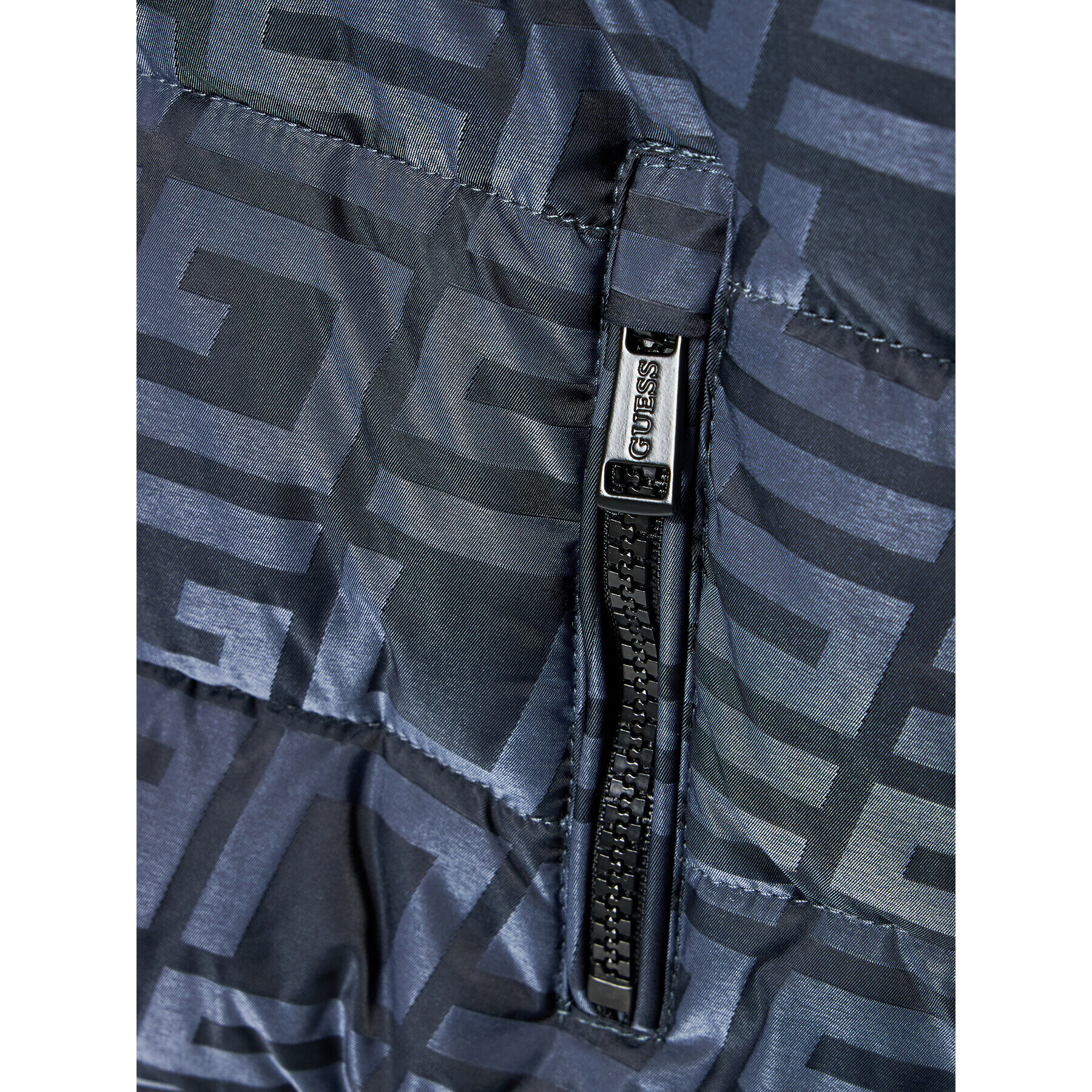 Guess Пухено яке H2BJ07 WEZK0 Тъмносин Regular Fit - Pepit.bg
