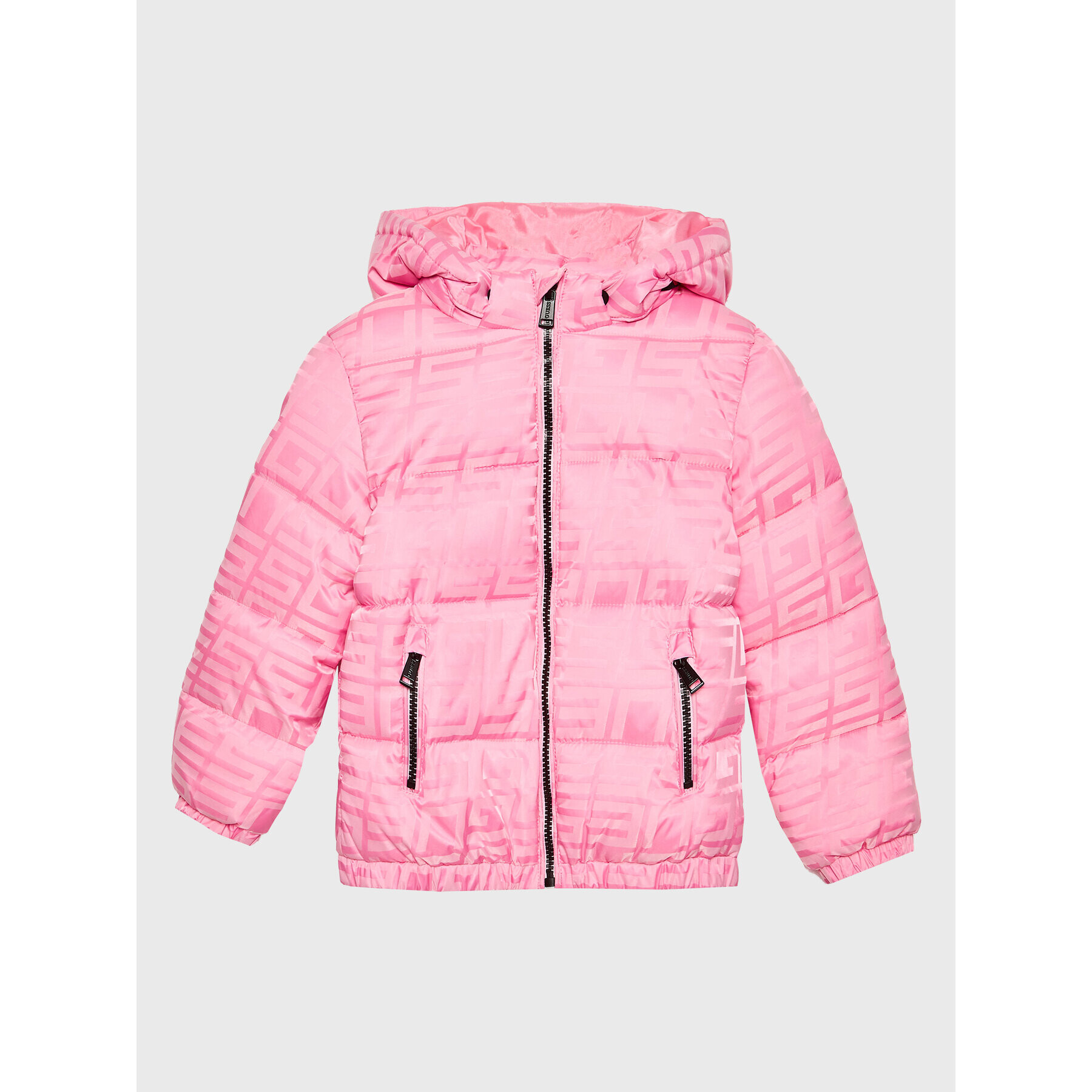 Guess Пухено яке H2BT07 WEZK0 Розов Regular Fit - Pepit.bg
