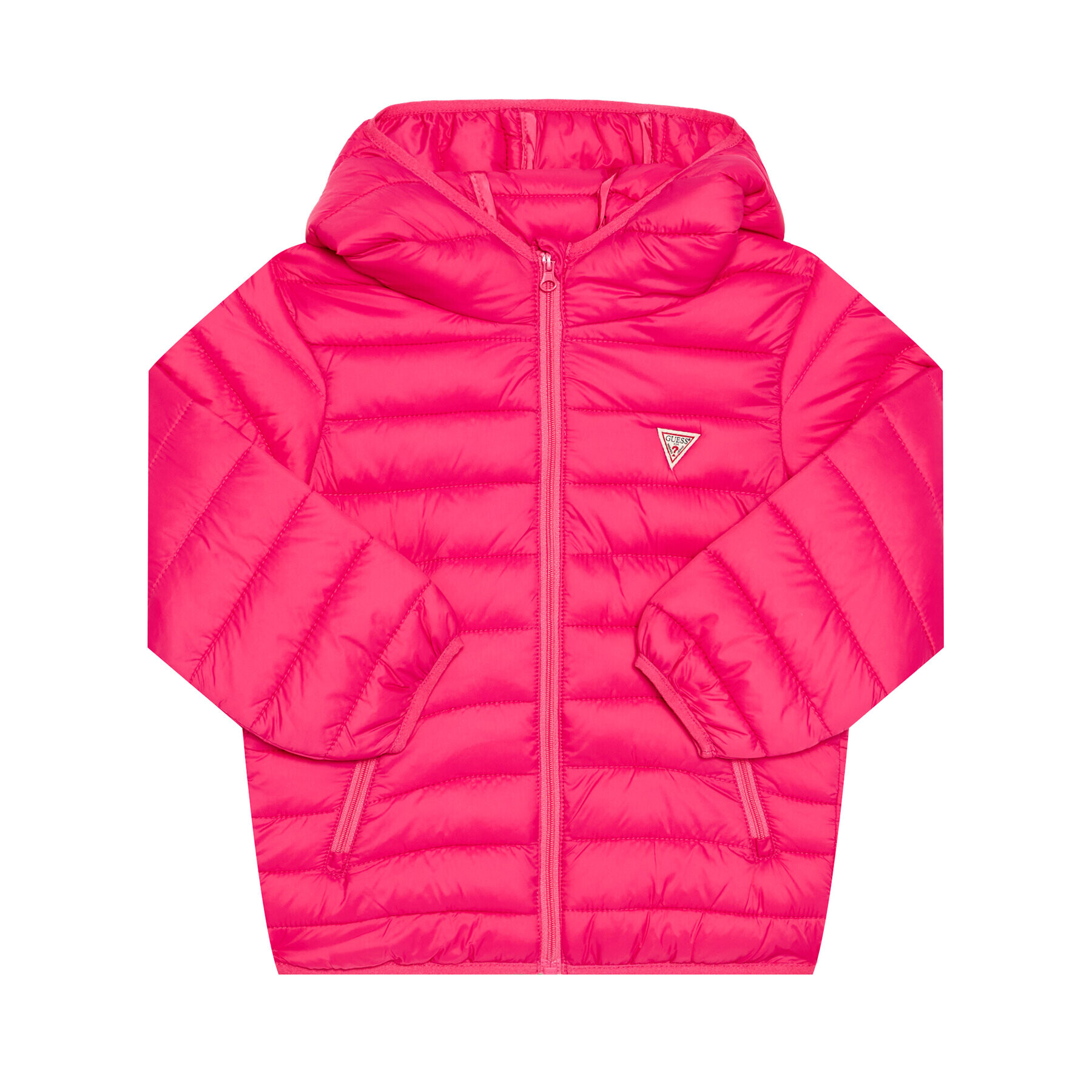 Guess Пухено яке H93T00 WCAO0 Розов Regular Fit - Pepit.bg