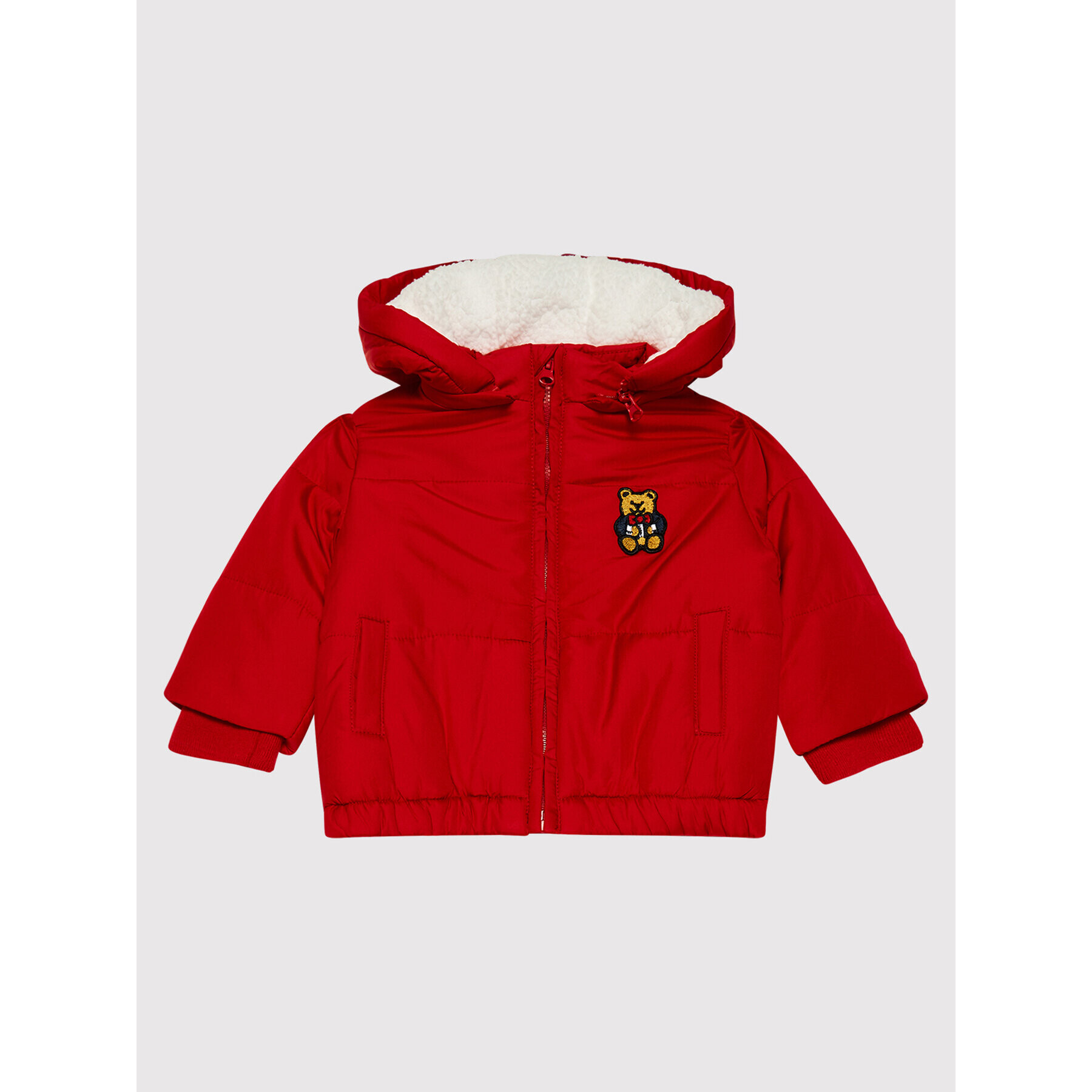 Guess Пухено яке I1BL00 WEB80 Червен Regular Fit - Pepit.bg