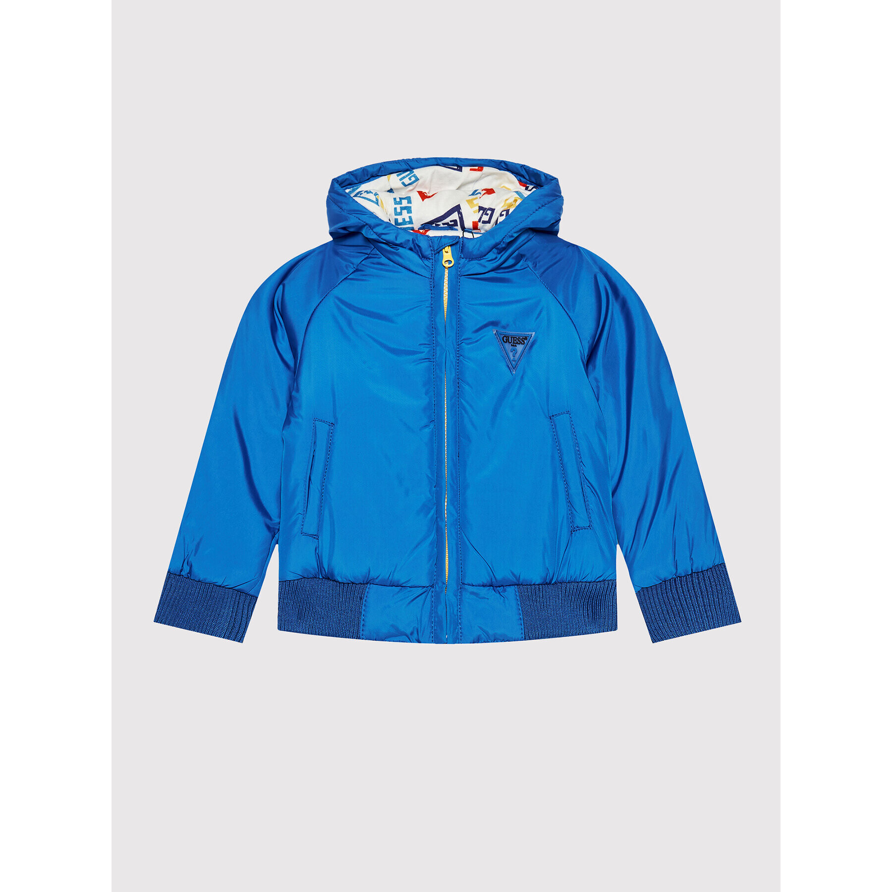 Guess Пухено яке I1YL00 WCFM0 Син Regular Fit - Pepit.bg