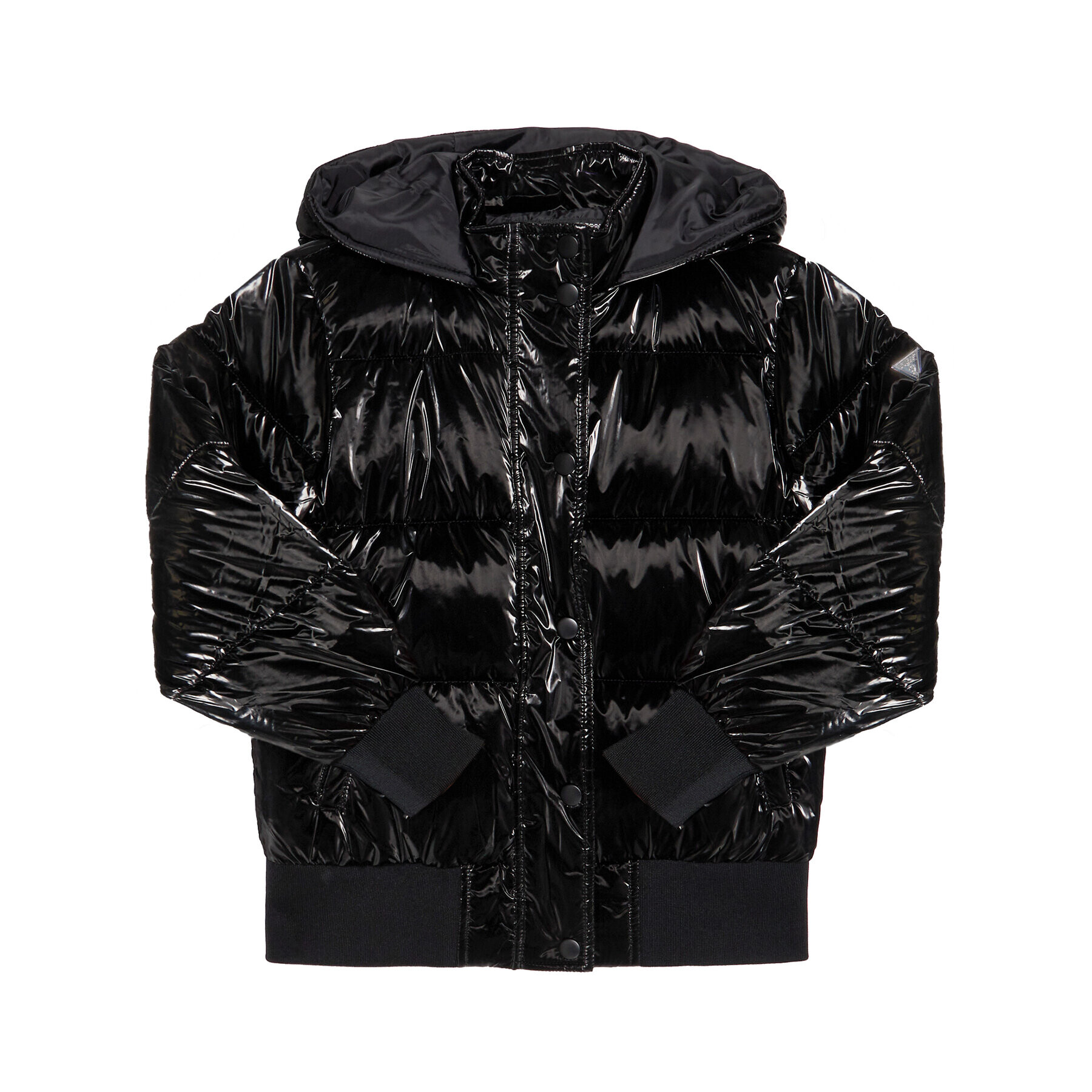 Guess Пухено яке J0BL10 WDCN0 Черен Regular Fit - Pepit.bg