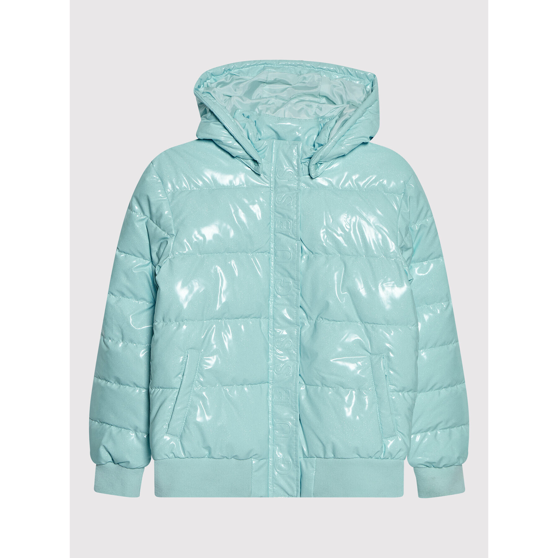 Guess Пухено яке J1BL00 KAVU0 Син Regular Fit - Pepit.bg