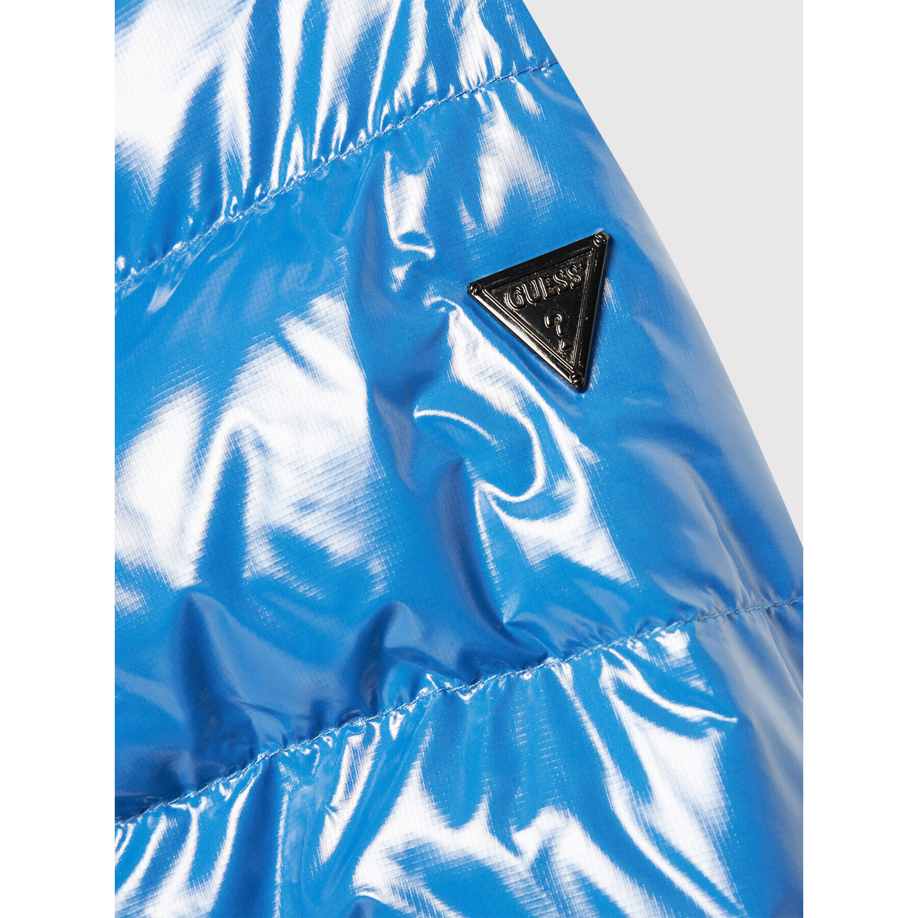 Guess Пухено яке J1BL02 WE920 Син Regular Fit - Pepit.bg