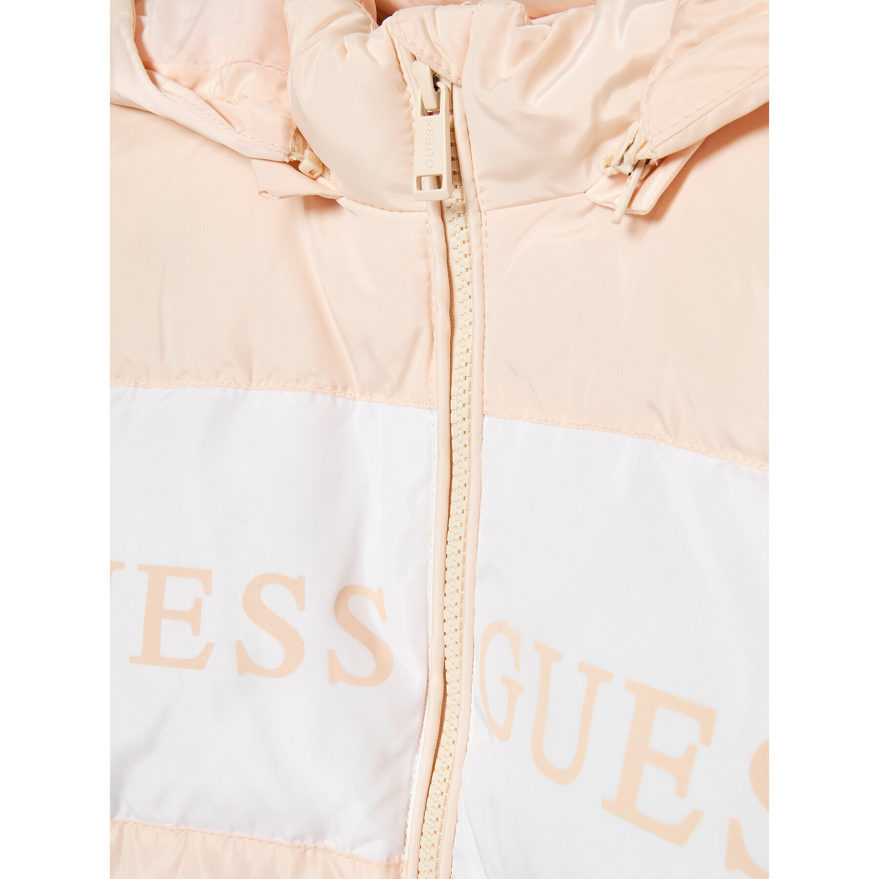 Guess Пухено яке J2BL01 WB240 Бежов Regular Fit - Pepit.bg