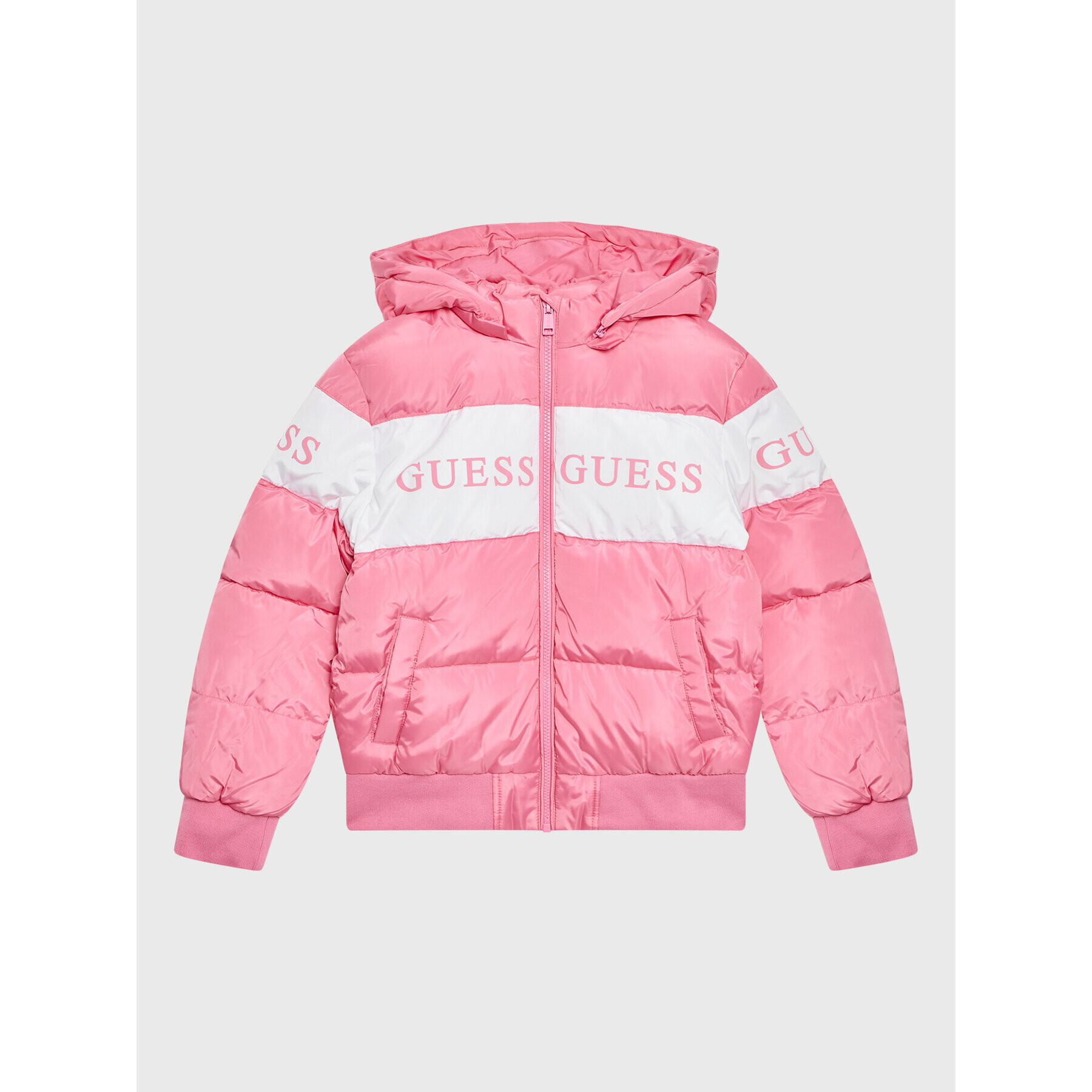 Guess Пухено яке J2BL01 WB240 Розов Regular Fit - Pepit.bg