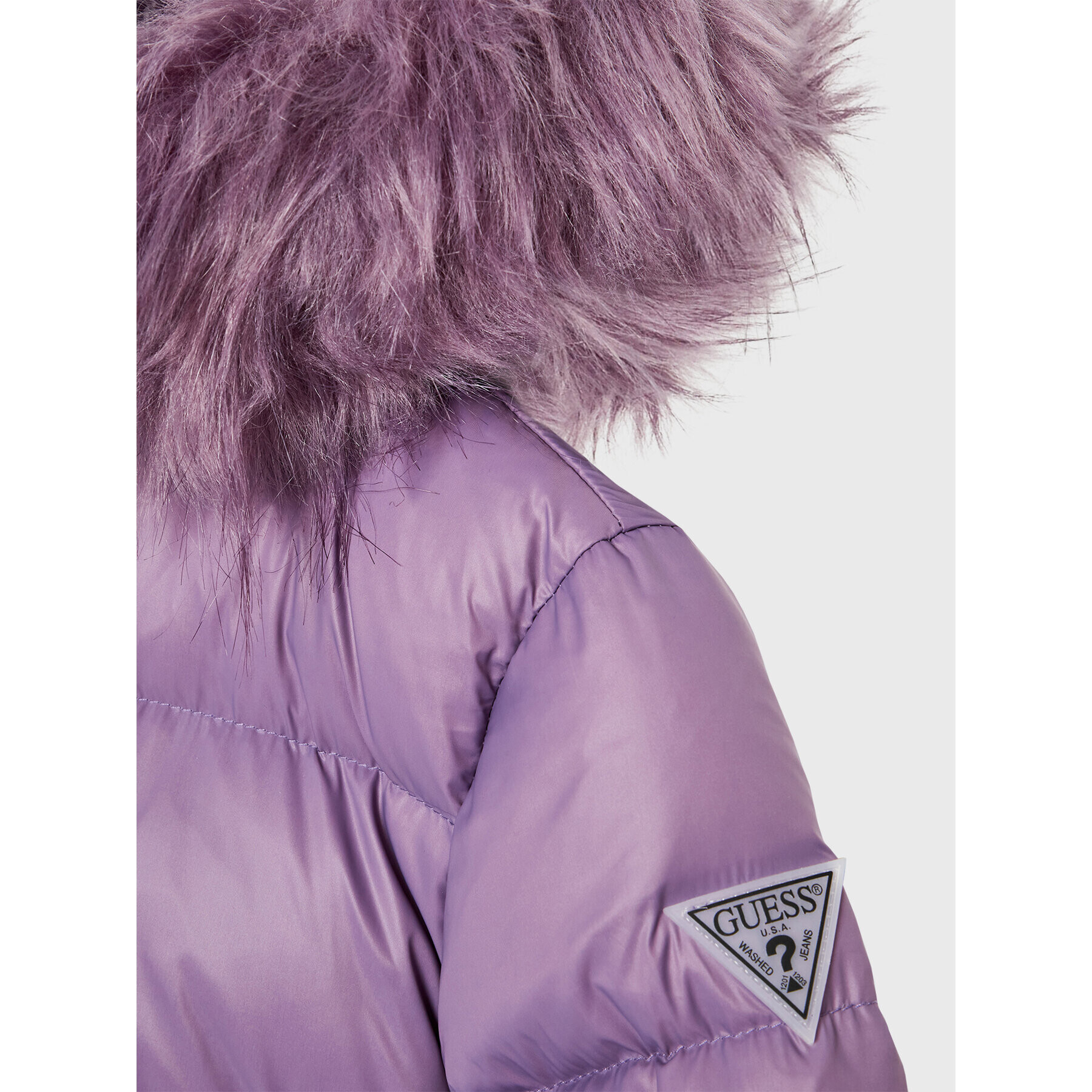 Guess Пухено яке J2BL03 WB080 Виолетов Regular Fit - Pepit.bg