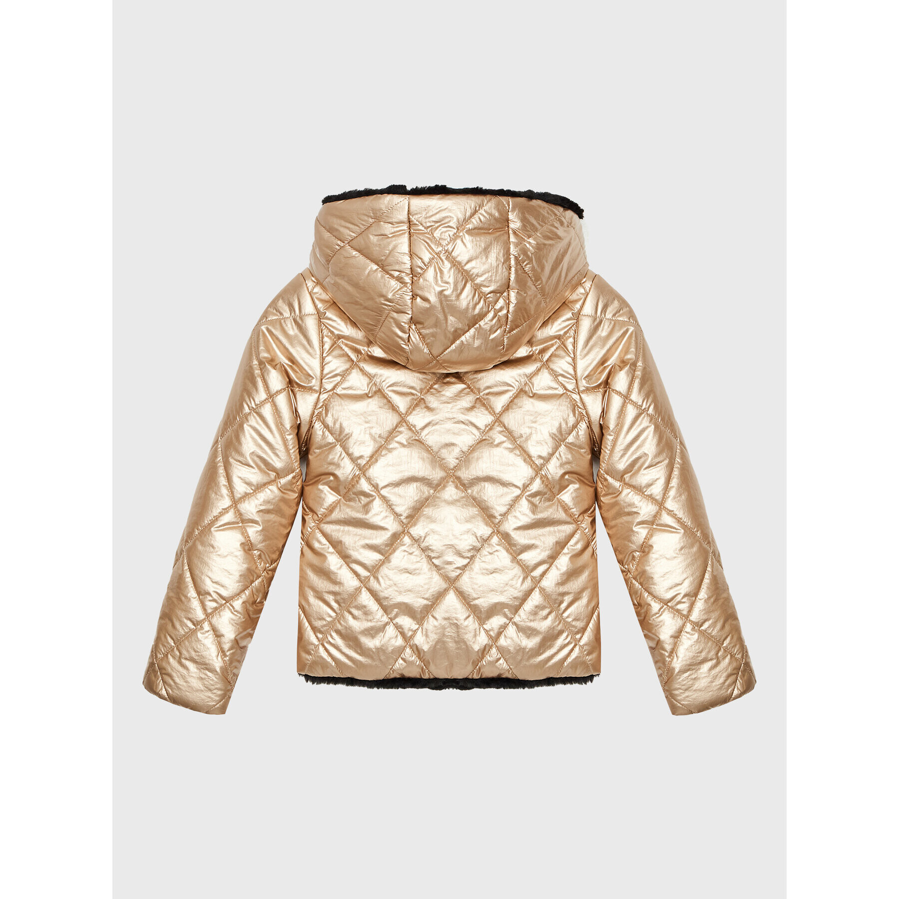 Guess Пухено яке J2BL04 WEYO0 Златист Regular Fit - Pepit.bg