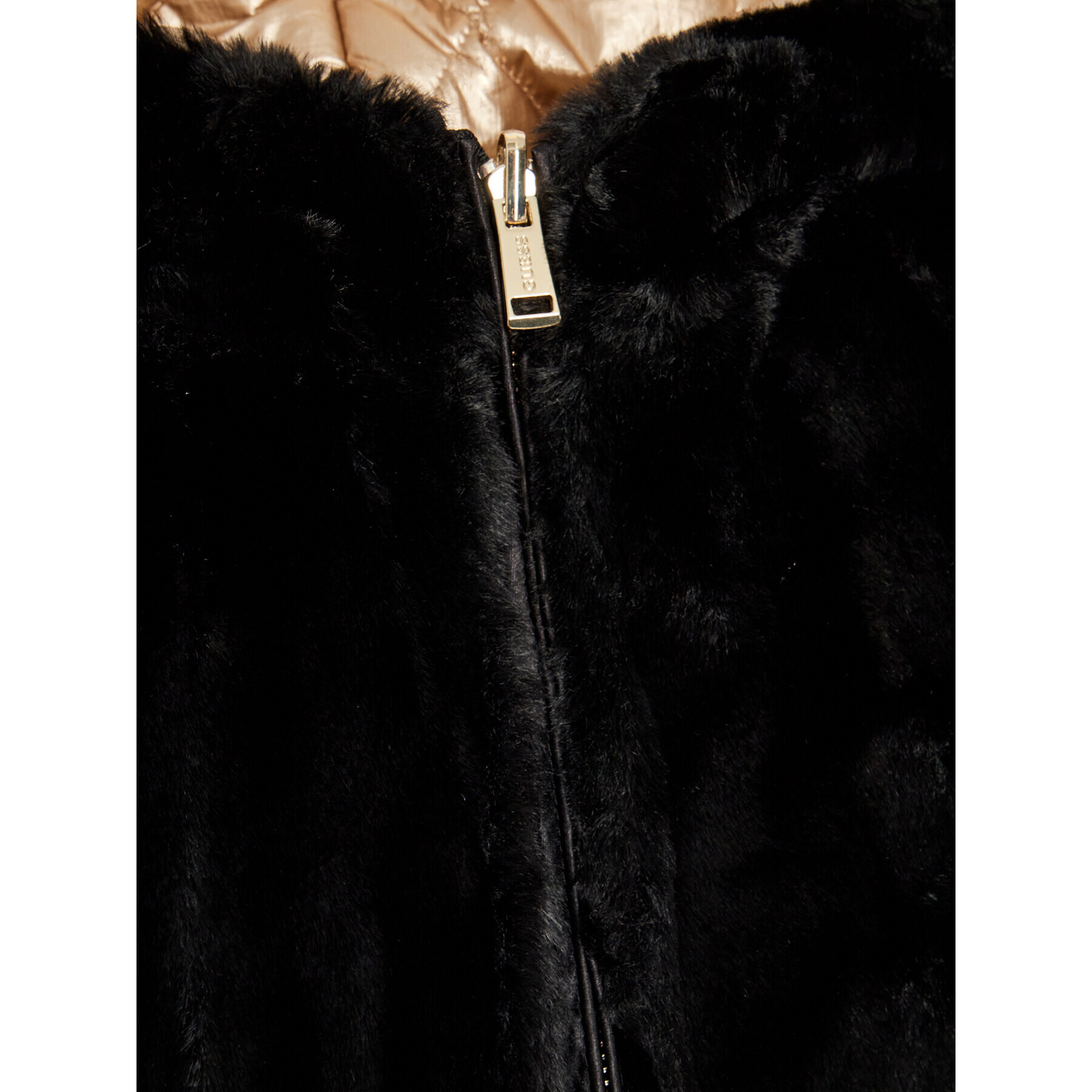 Guess Пухено яке J2BL04 WEYO0 Златист Regular Fit - Pepit.bg