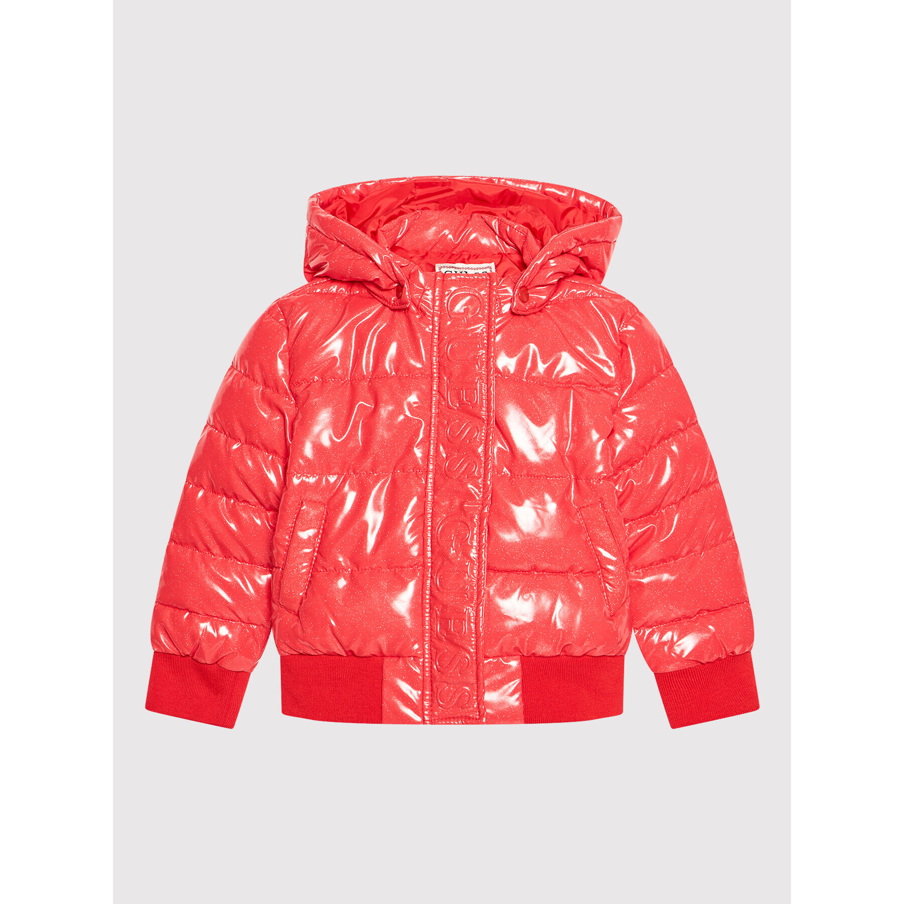 Guess Пухено яке K1BL00 KAVU0 Червен Regular Fit - Pepit.bg