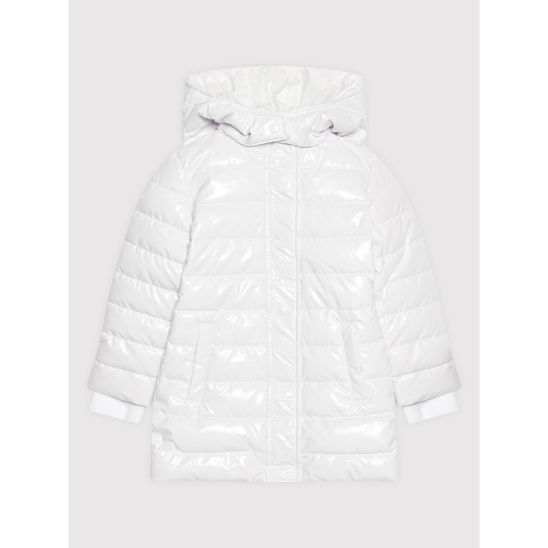 Guess Пухено яке K1BL01 KAVU0 Бял Regular Fit - Pepit.bg