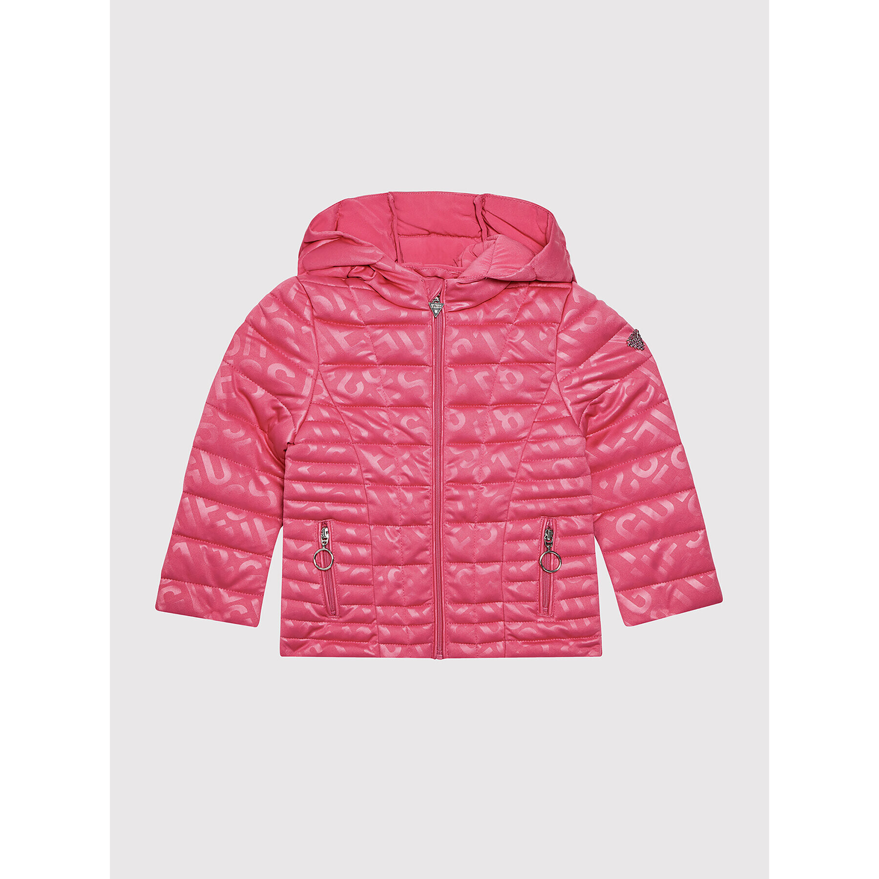 Guess Пухено яке K1YL01 KAF92 Розов Regular Fit - Pepit.bg