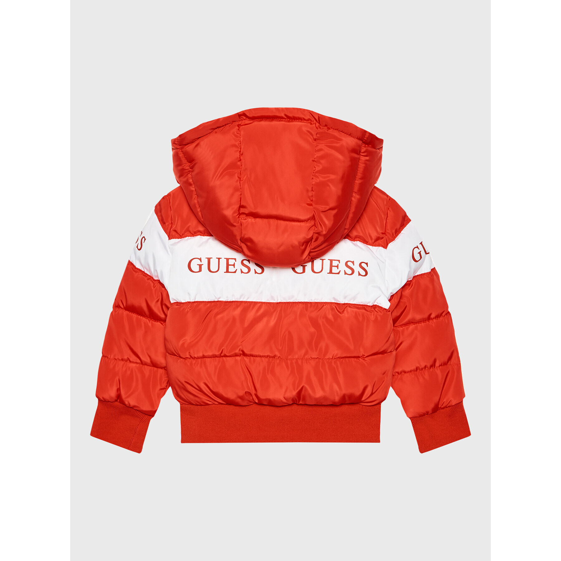 Guess Пухено яке K2BL00 WB240 Червен Regular Fit - Pepit.bg