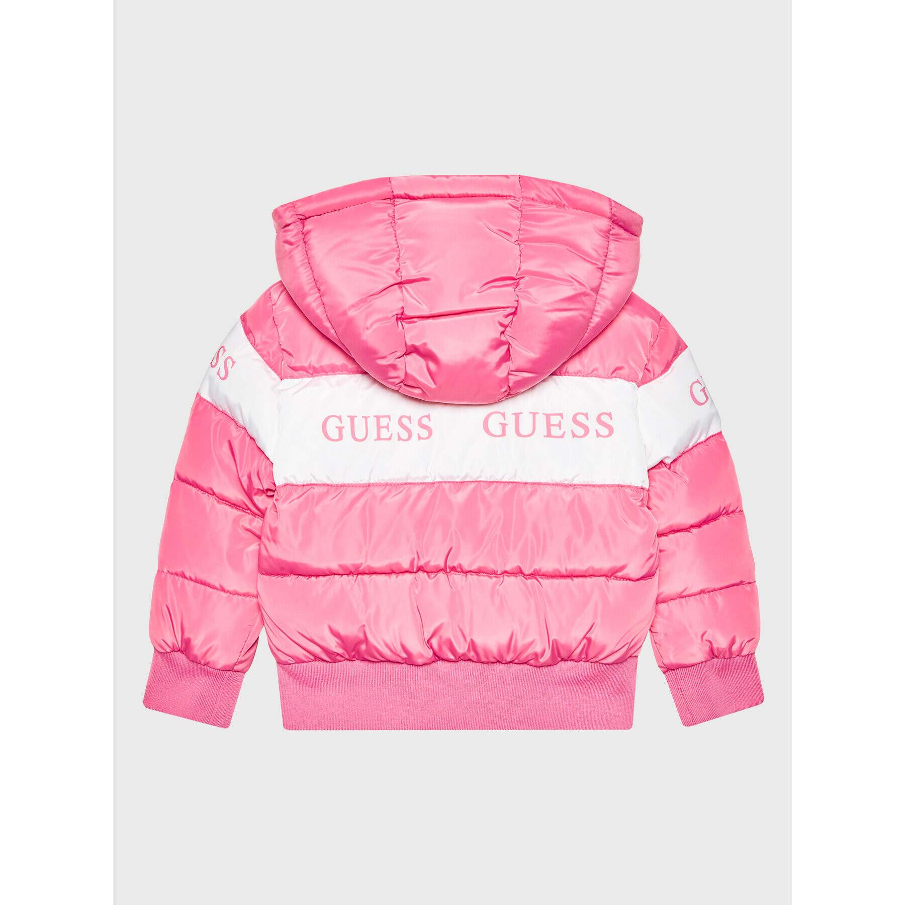 Guess Пухено яке K2BL00 WB240 Розов Regular Fit - Pepit.bg