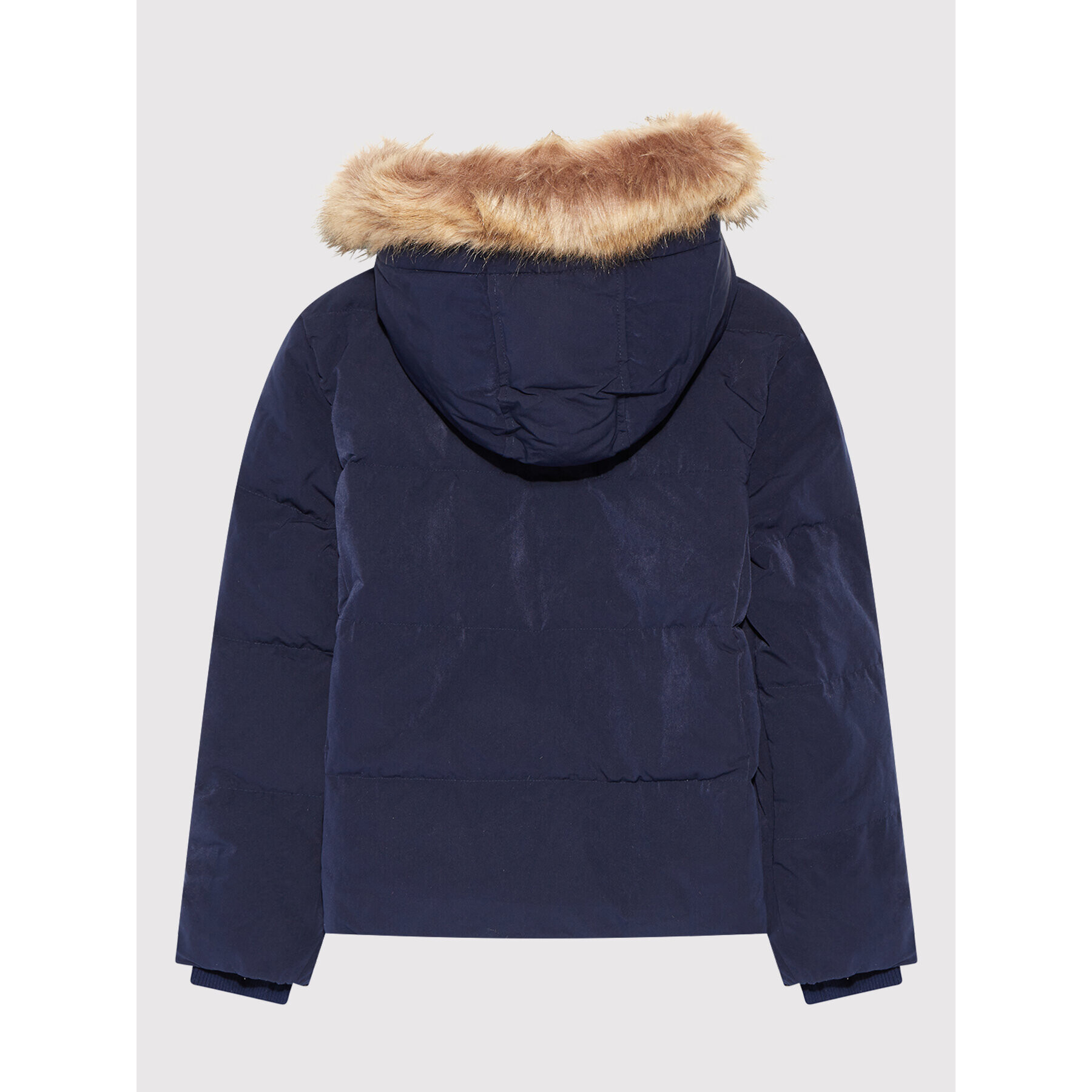 Guess Пухено яке L1BL01 WE6O0 Тъмносин Regular Fit - Pepit.bg