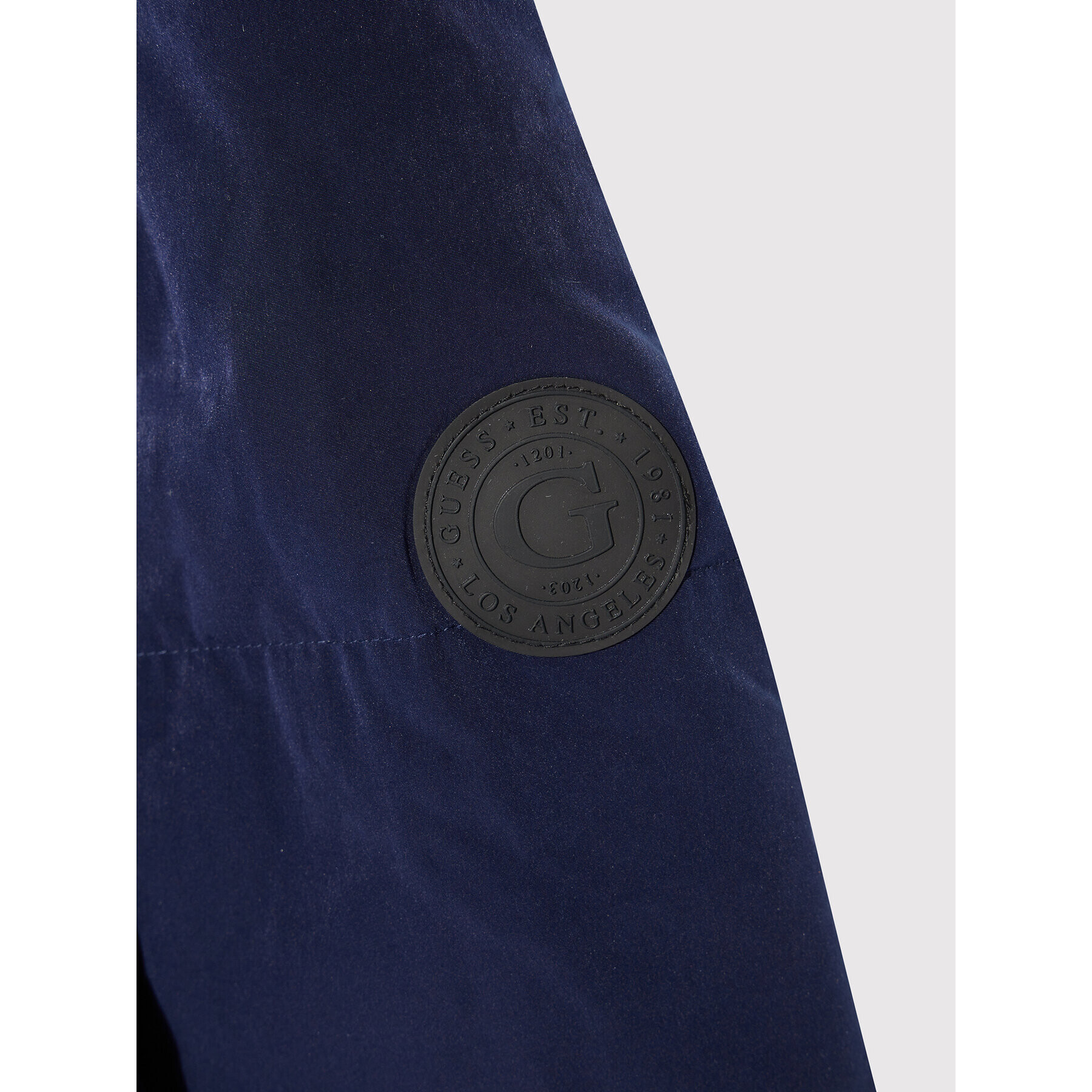 Guess Пухено яке L1BL01 WE6O0 Тъмносин Regular Fit - Pepit.bg