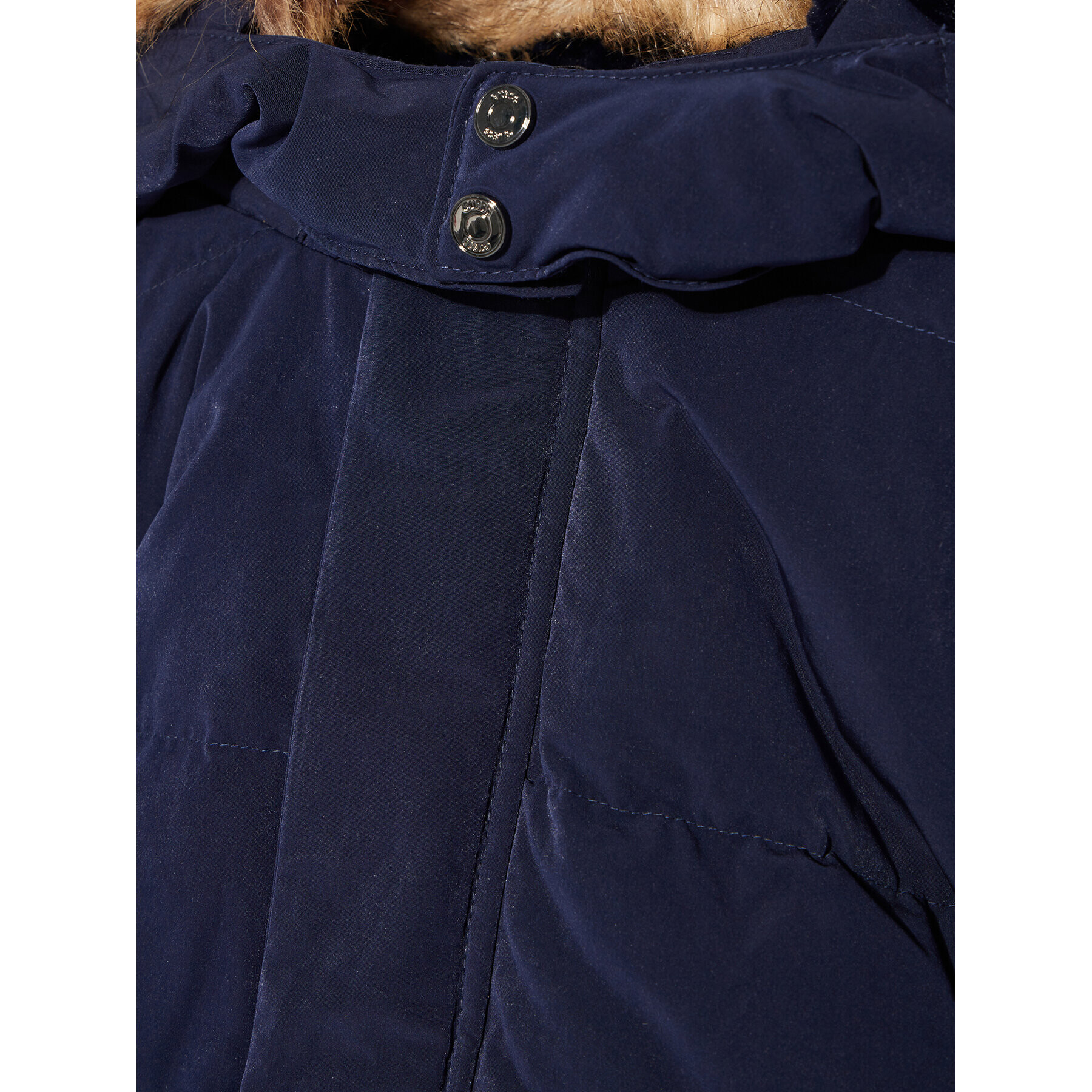 Guess Пухено яке L1BL01 WE6O0 Тъмносин Regular Fit - Pepit.bg