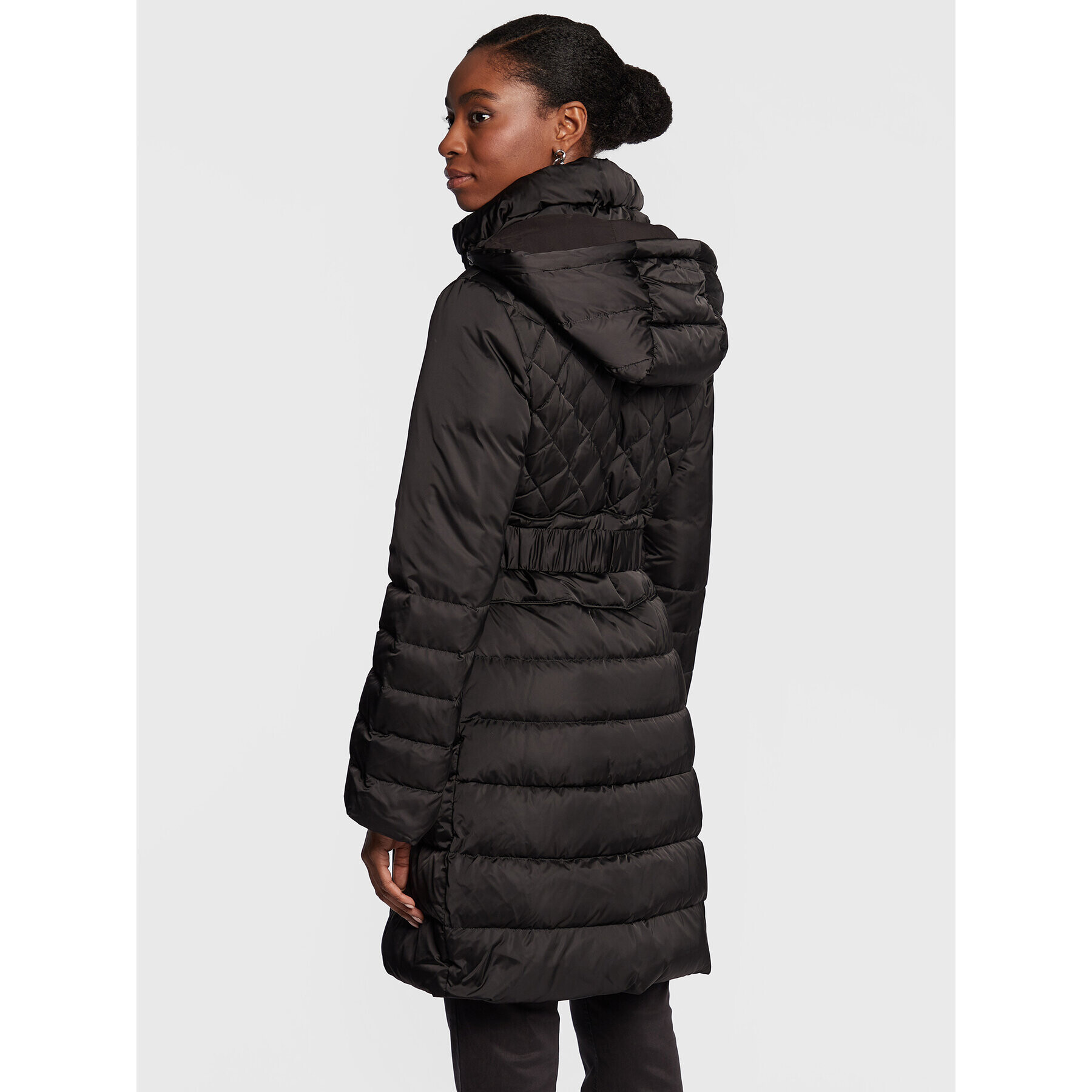 Guess Пухено яке Lolie W2BL61 WEX52 Черен Regular Fit - Pepit.bg