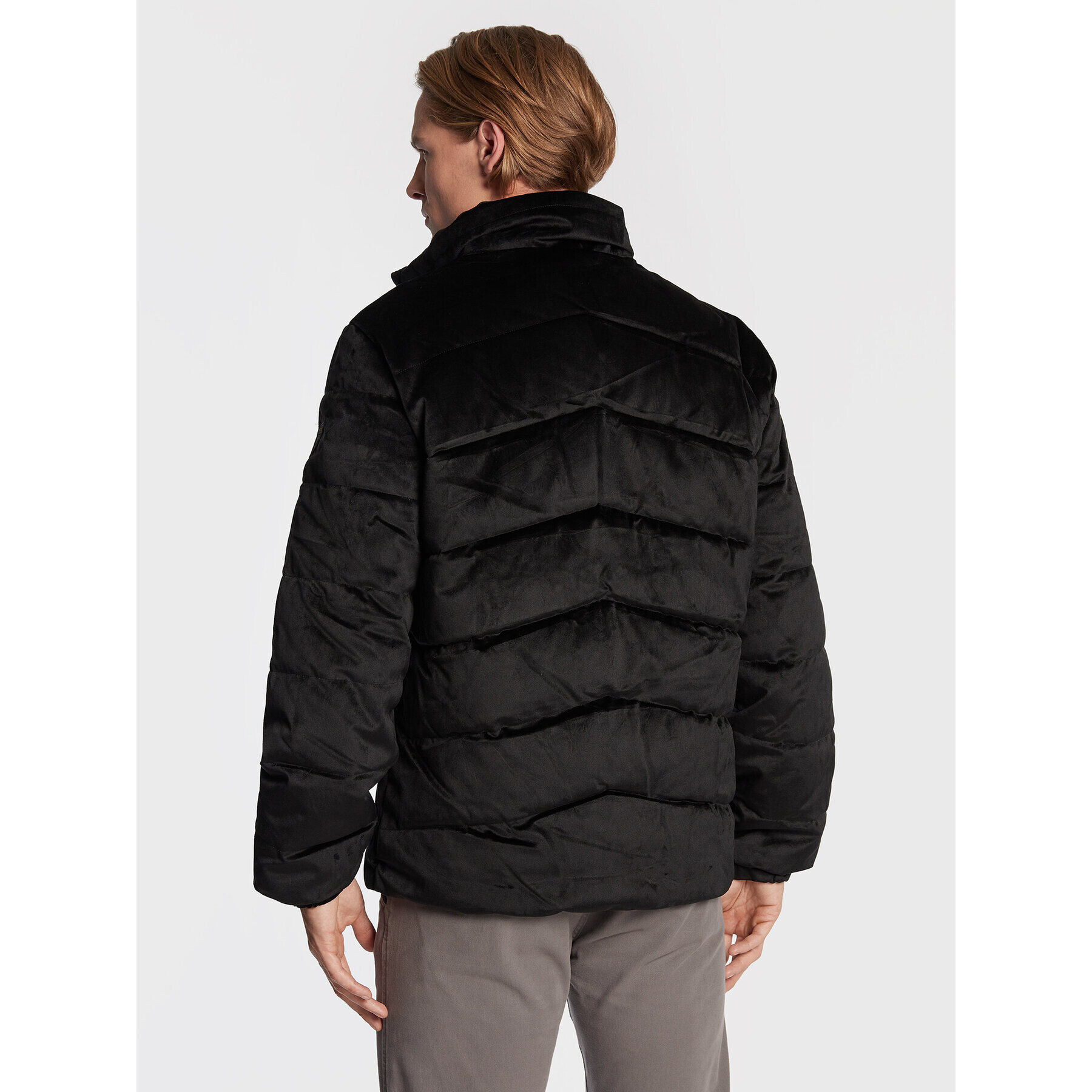 Guess Пухено яке Luxury M2BL49 WEZM0 Черен Regular Fit - Pepit.bg