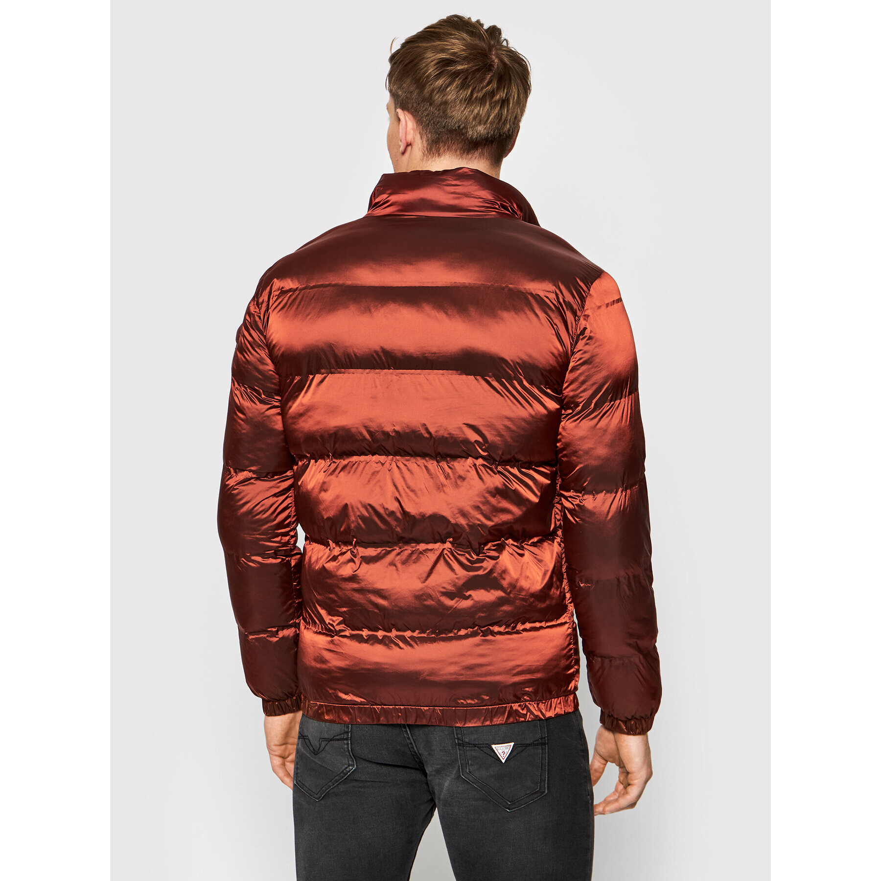 Guess Пухено яке M1BL38 WE4N0 Оранжев Regular Fit - Pepit.bg