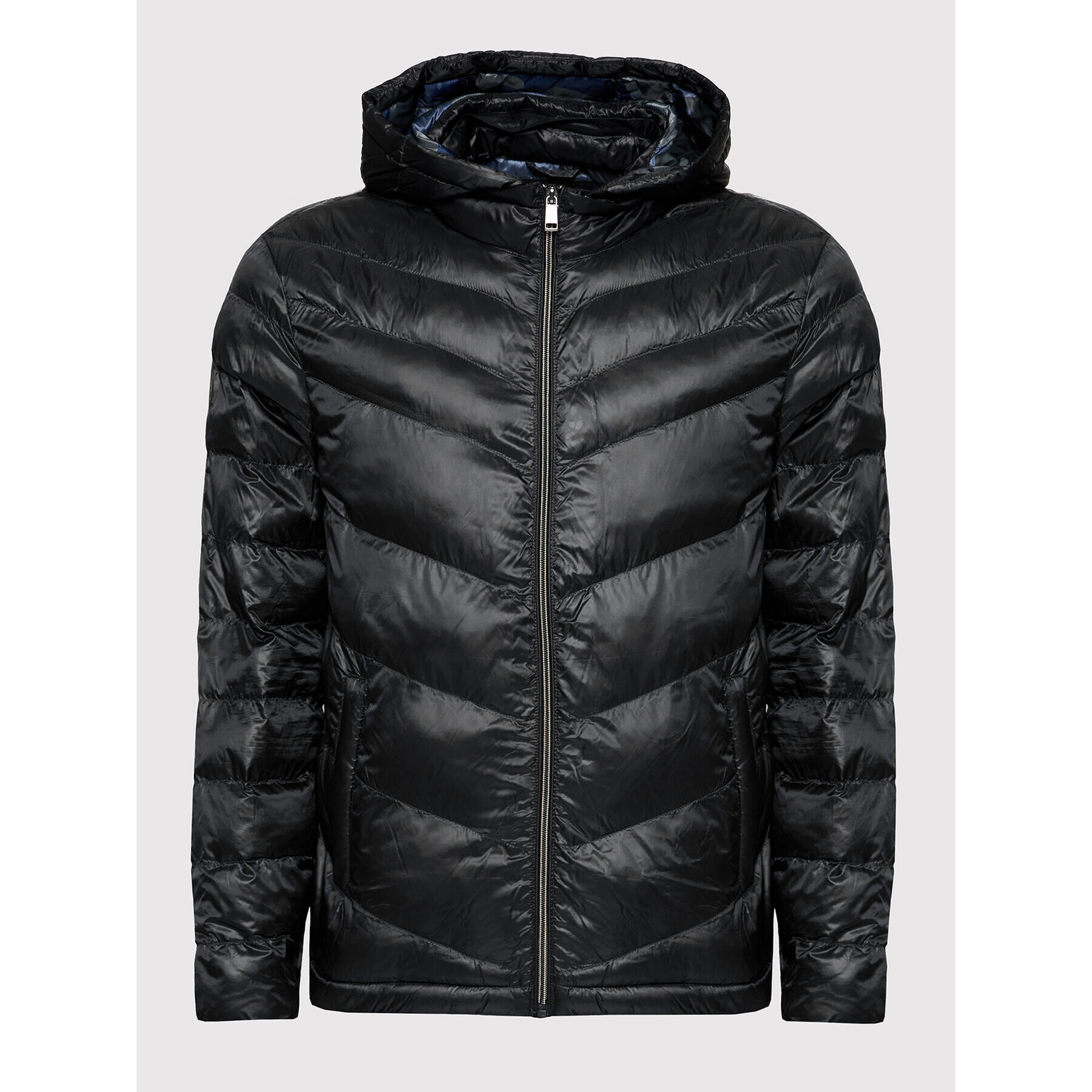 Guess Пухено яке M1YL45 WDZH2 Черен Regular Fit - Pepit.bg