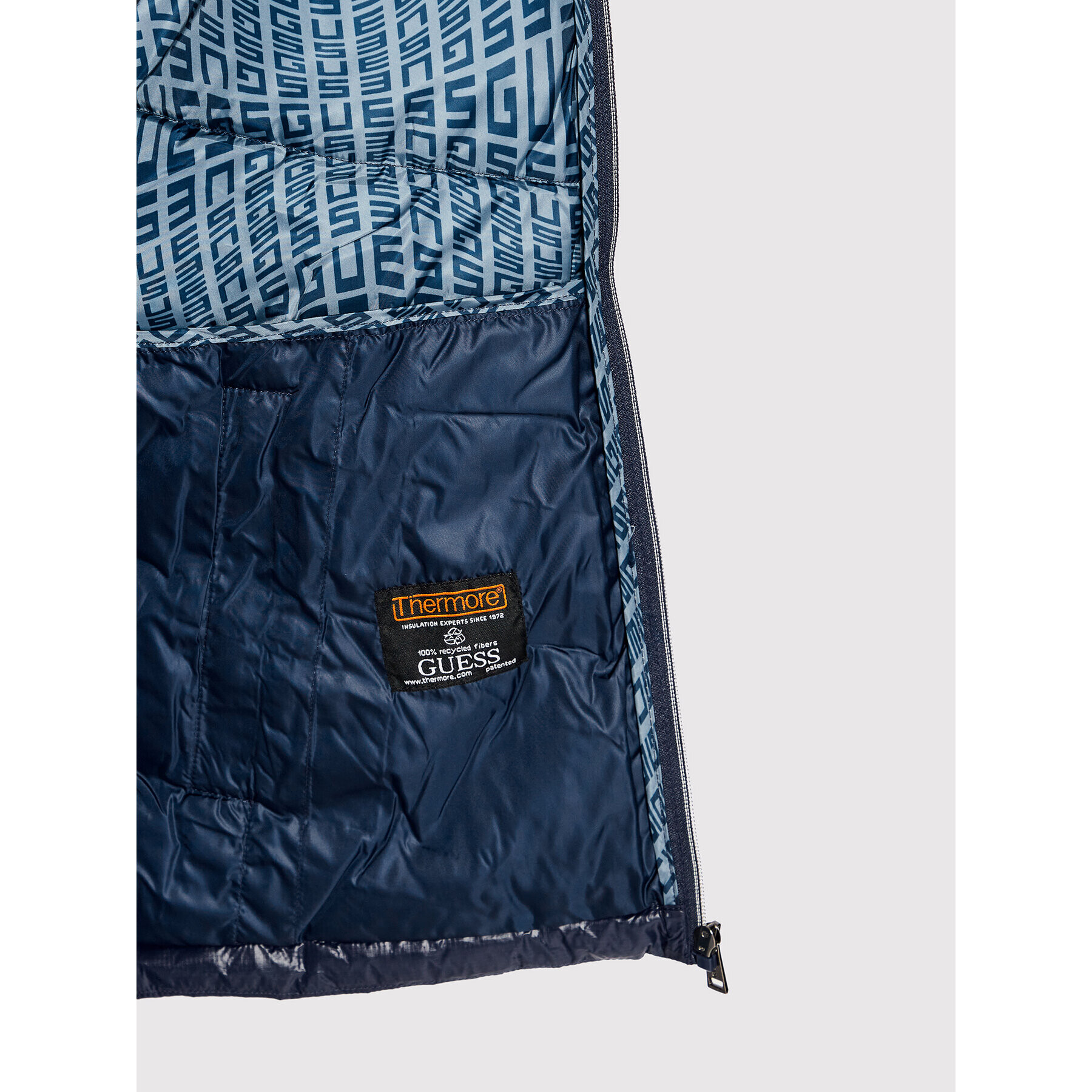 Guess Пухено яке M2YL45 WEQJ2 Тъмносин Regular Fit - Pepit.bg