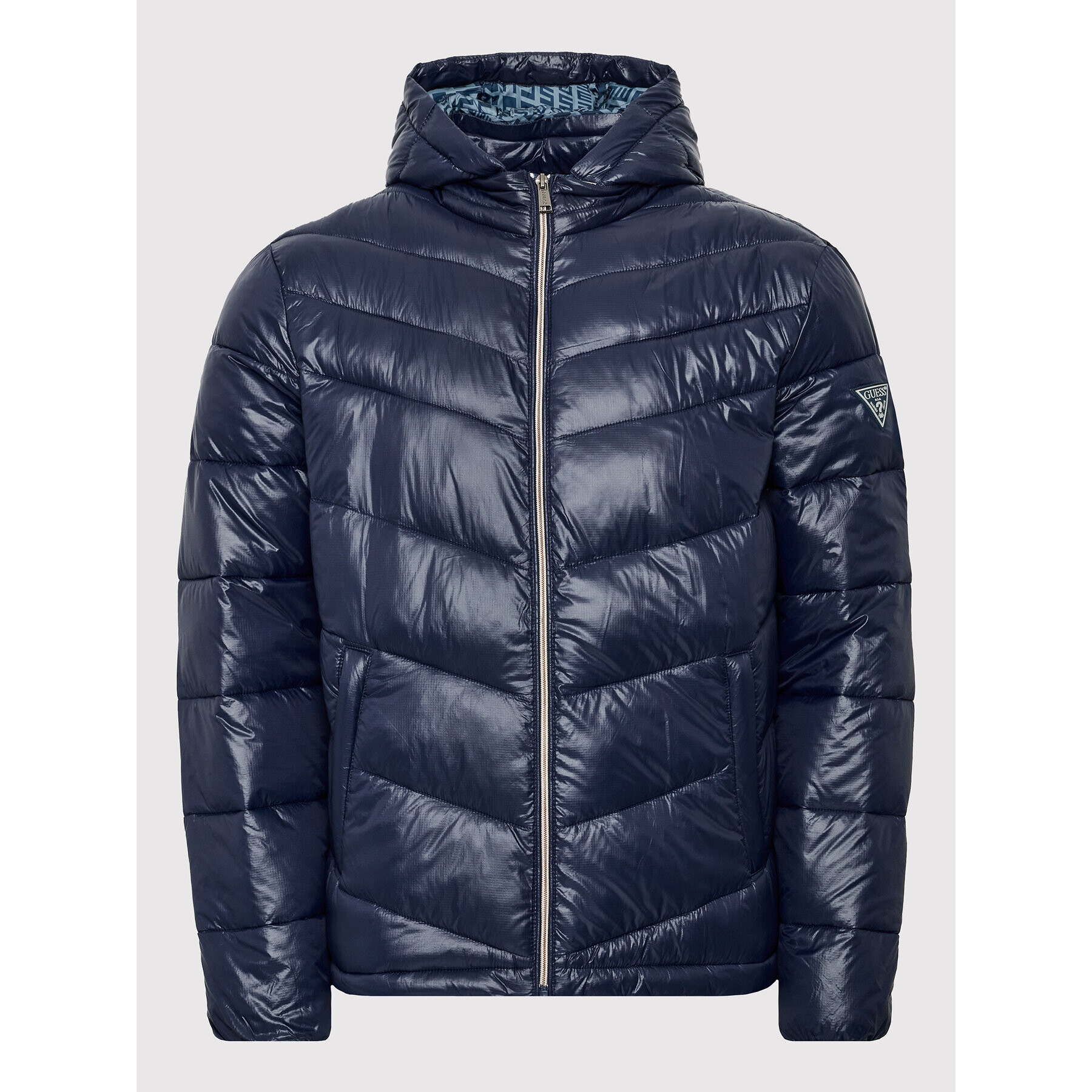 Guess Пухено яке M2YL45 WEQJ2 Тъмносин Regular Fit - Pepit.bg