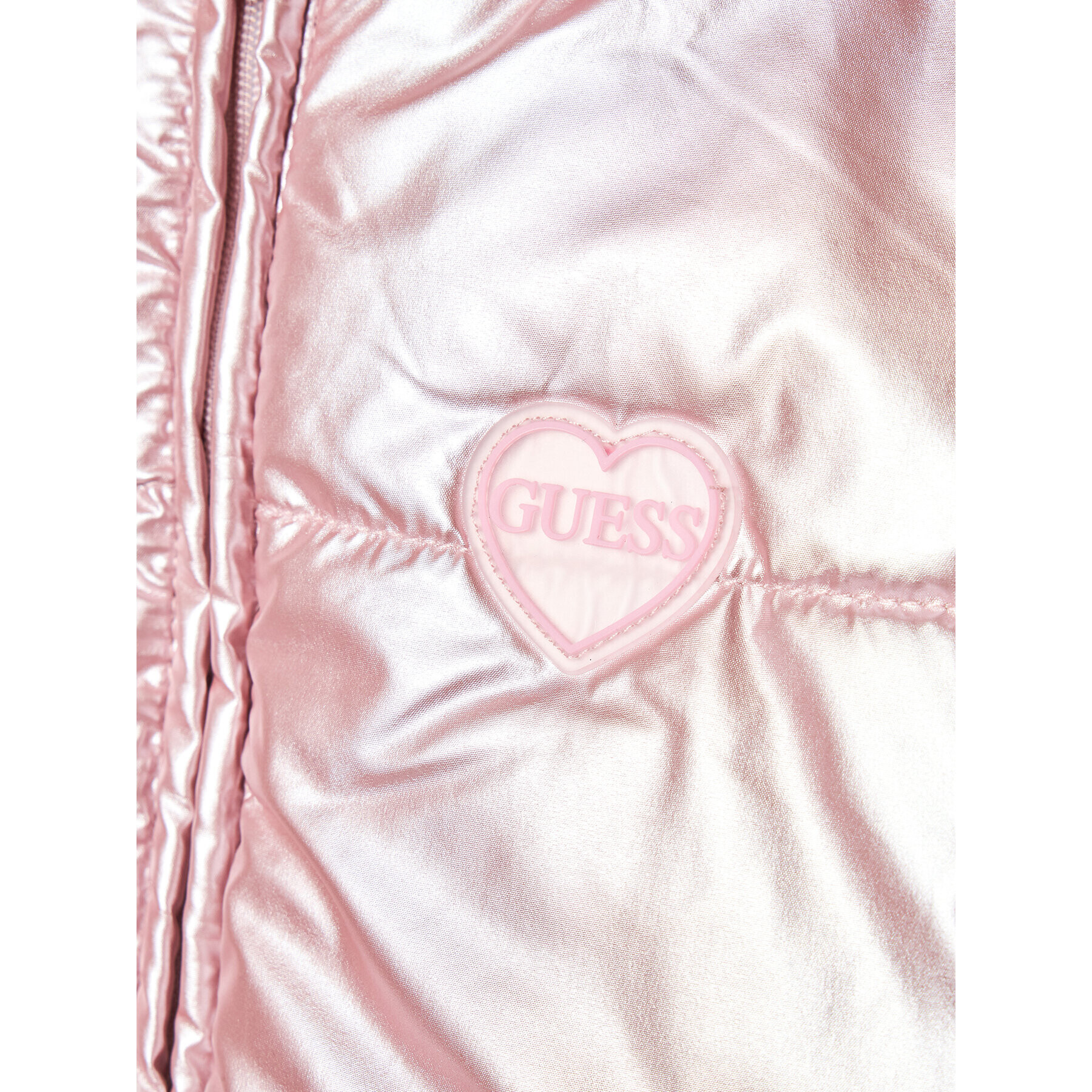 Guess Пухено яке A2BL01 WEYO0 Розов Regular Fit - Pepit.bg