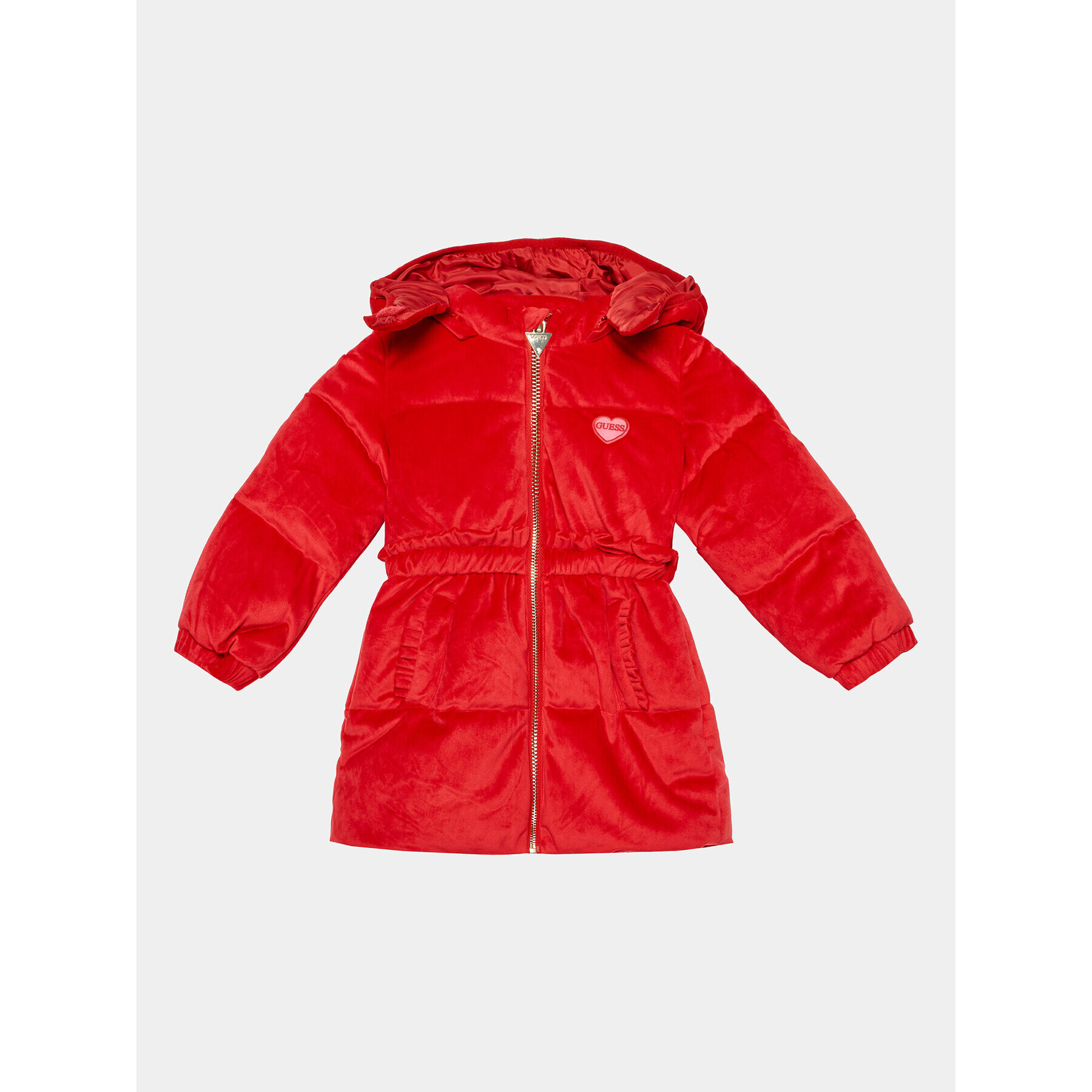 Guess Пухено яке A3BL01 WE900 Червен Regular Fit - Pepit.bg