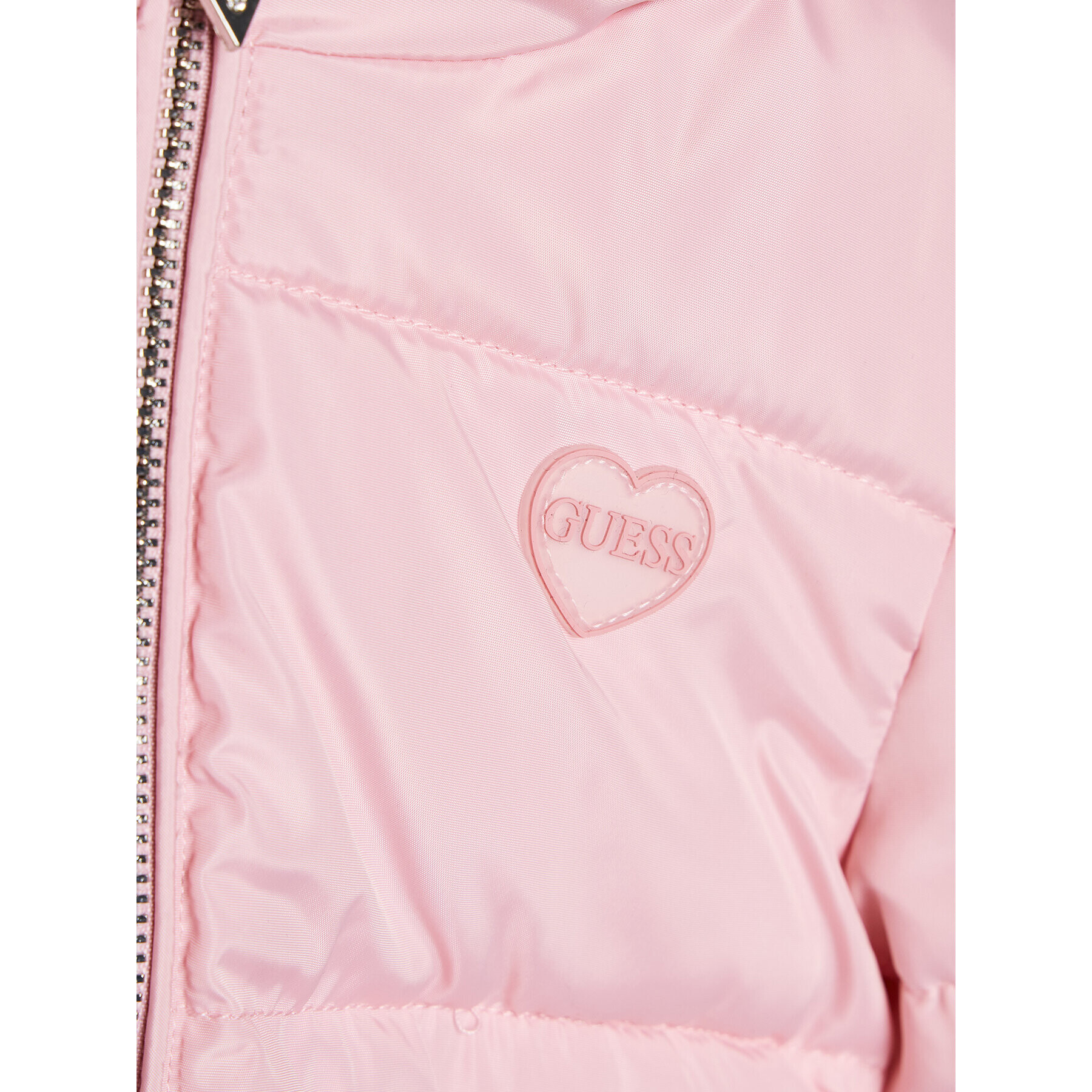 Guess Пухено яке A3BL02 WB240 Розов Regular Fit - Pepit.bg