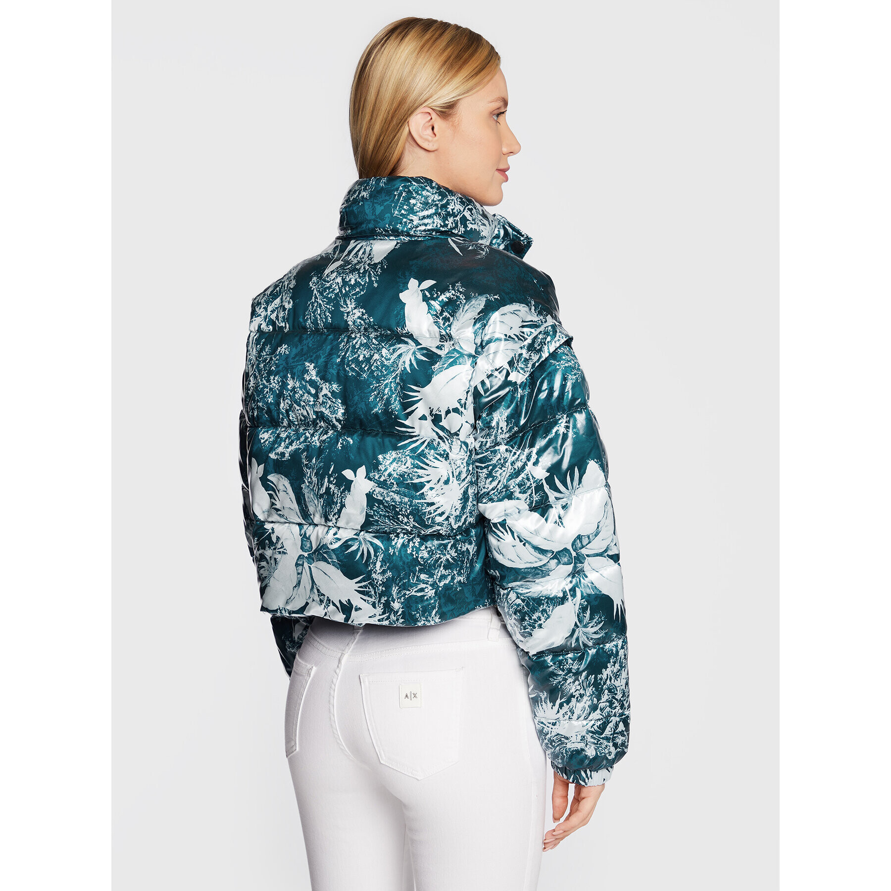 Guess Пухено яке Gabi W2BL96 WF120 Син Regular Fit - Pepit.bg