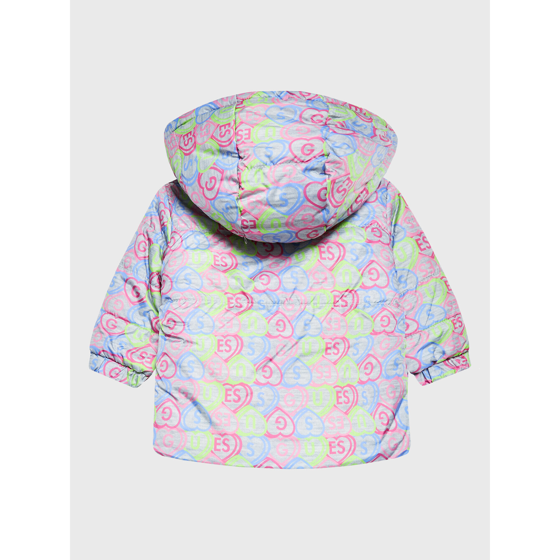 Guess Пухено яке H2BI02 WCFM0 Сив Regular Fit - Pepit.bg