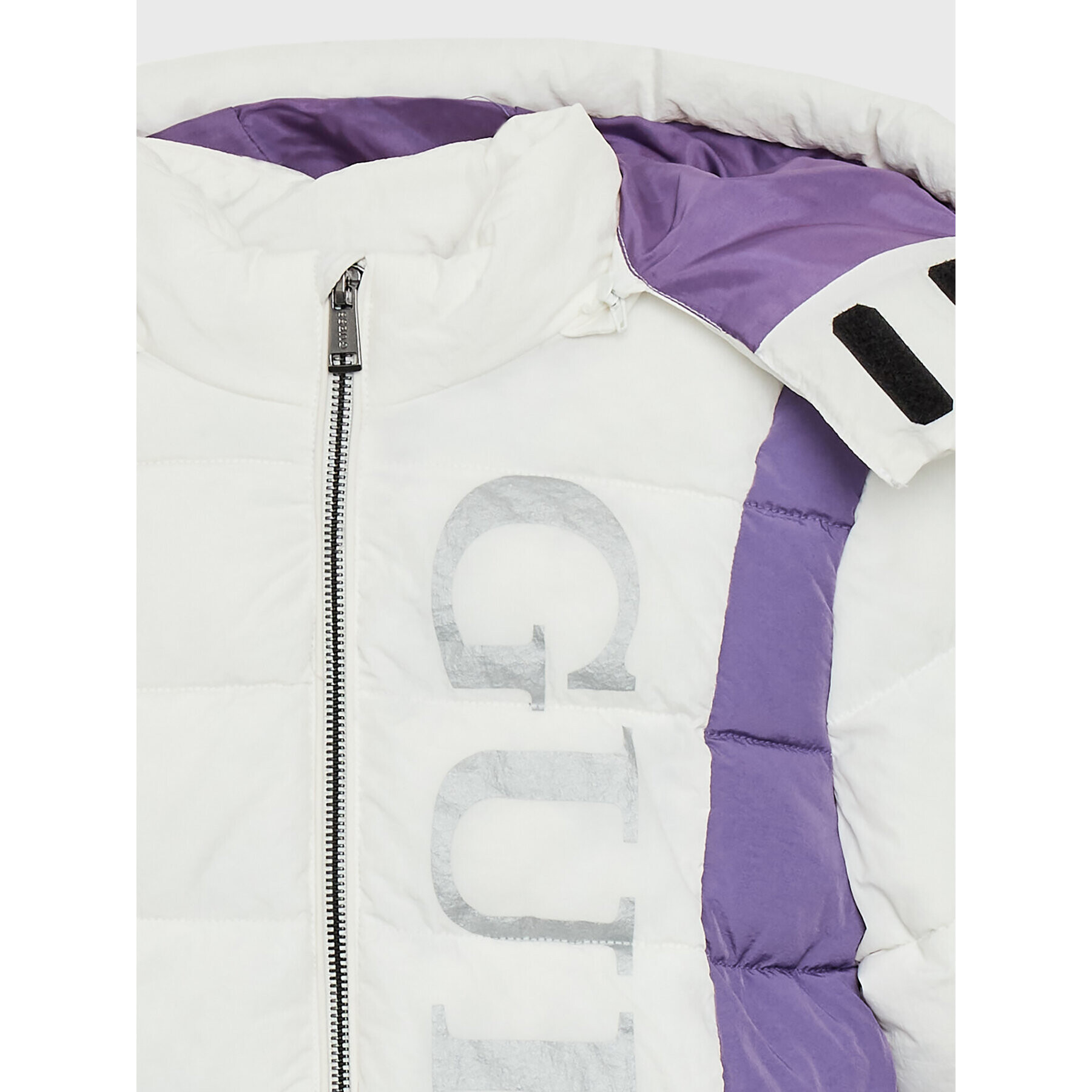 Guess Пухено яке H2BJ01 WF090 Бял Regular Fit - Pepit.bg