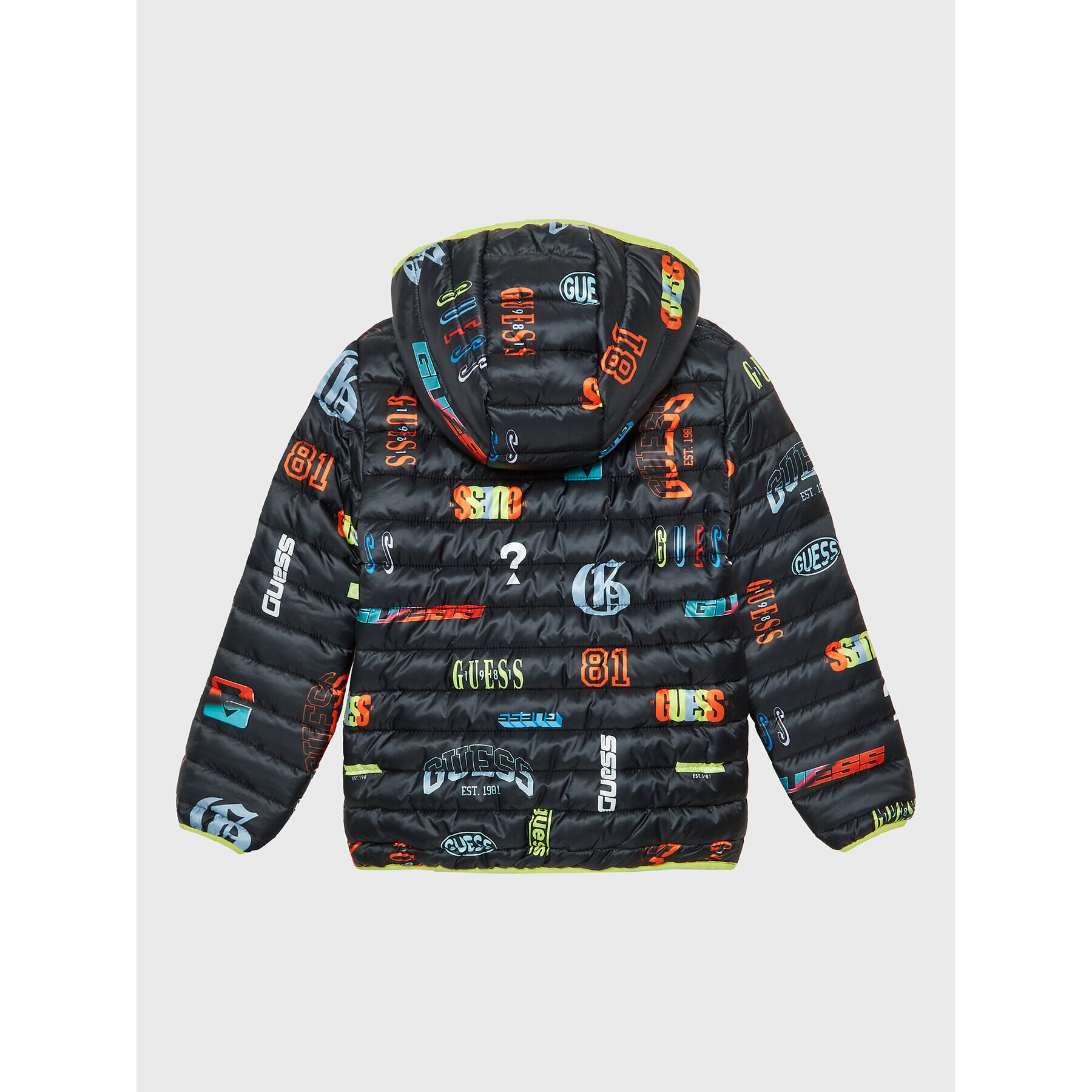 Guess Пухено яке H3RJ05 WB310 Черен Regular Fit - Pepit.bg