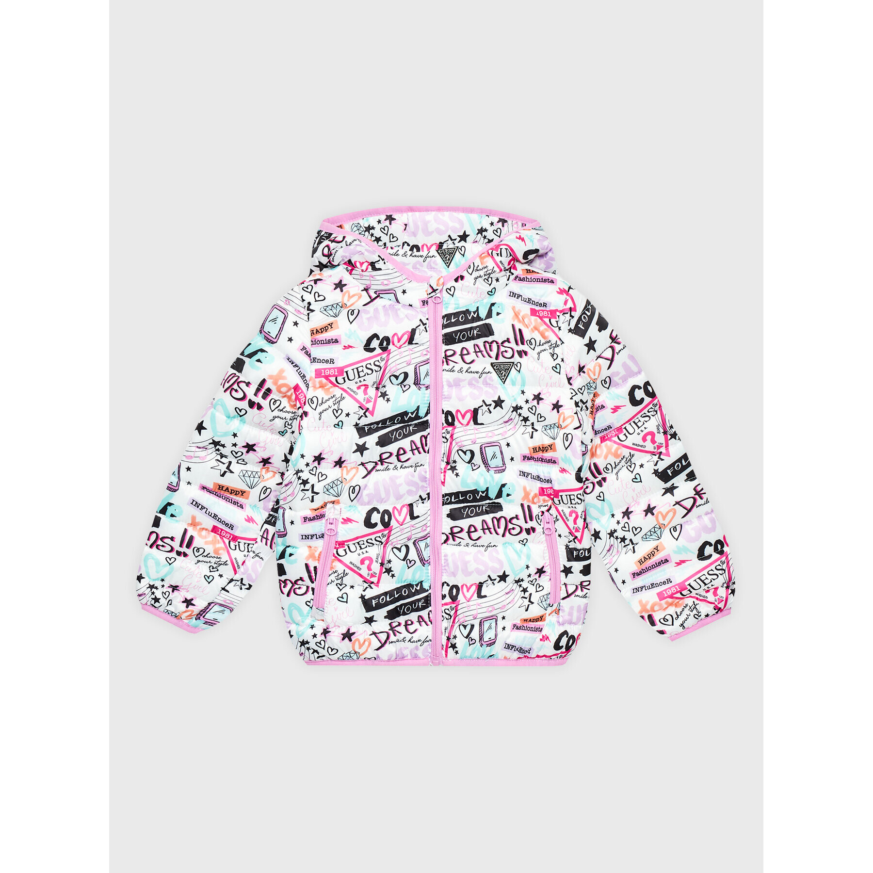 Guess Пухено яке H3RT05 WB310 Цветен Regular Fit - Pepit.bg