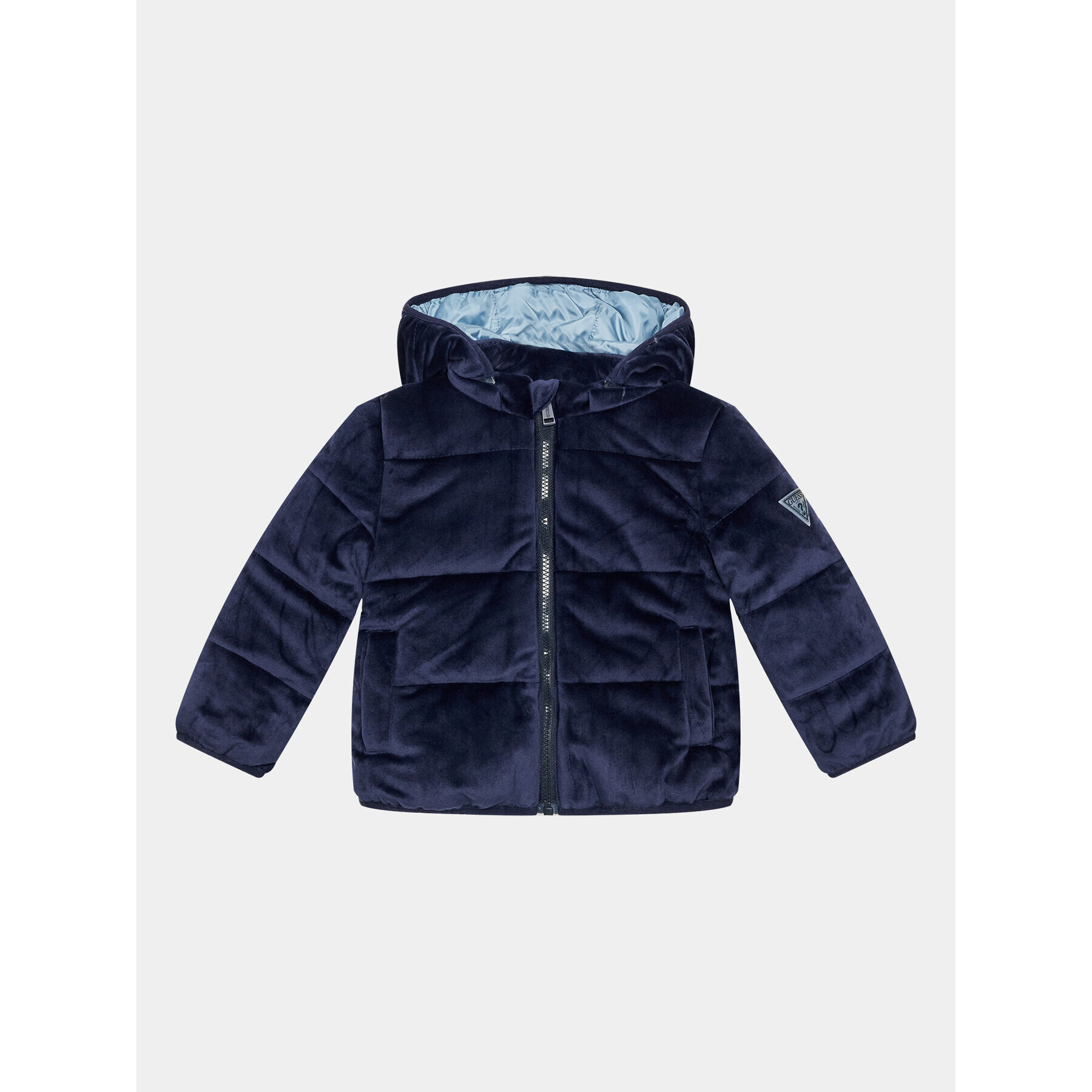 Guess Пухено яке I3BL00 WE900 Тъмносин Regular Fit - Pepit.bg