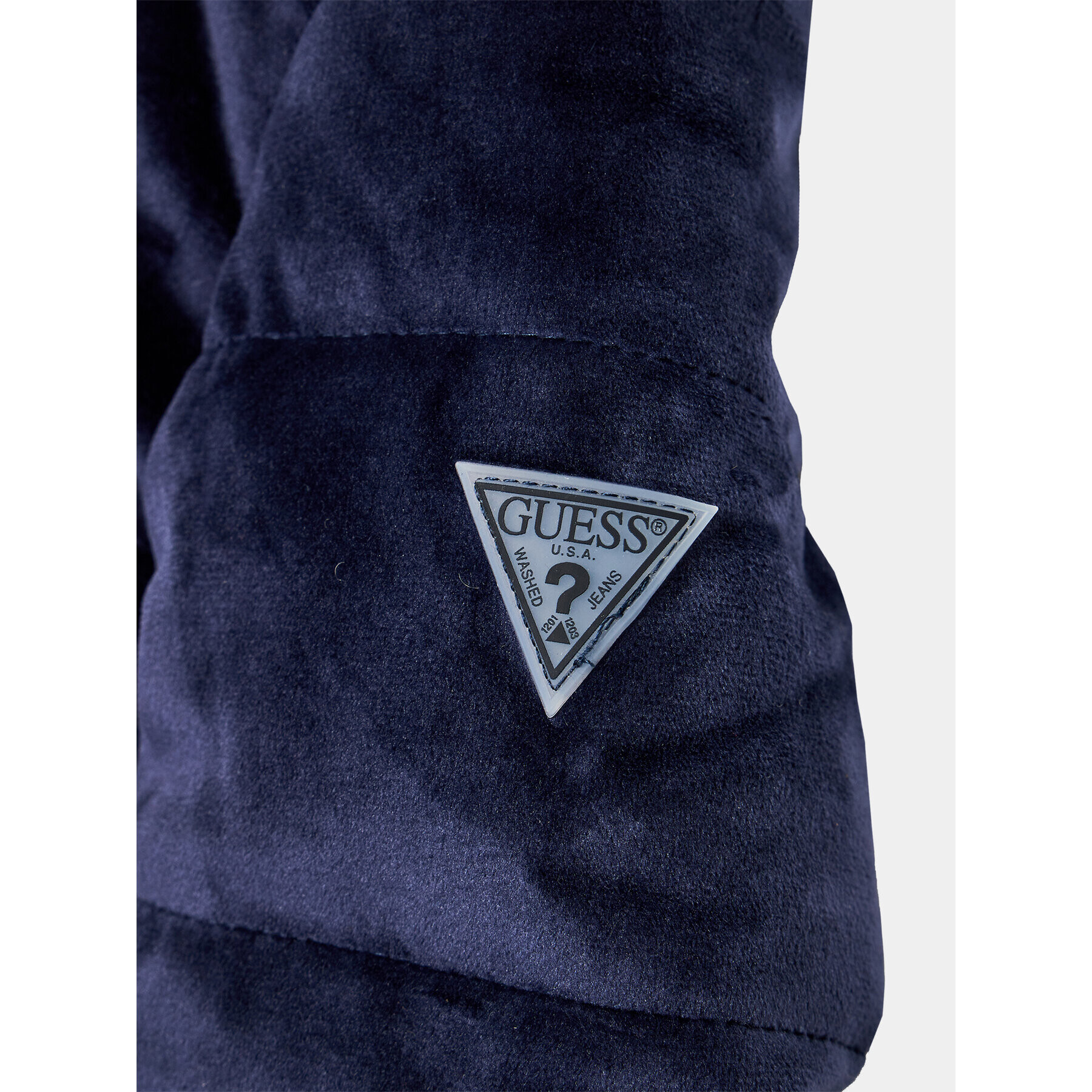 Guess Пухено яке I3BL00 WE900 Тъмносин Regular Fit - Pepit.bg