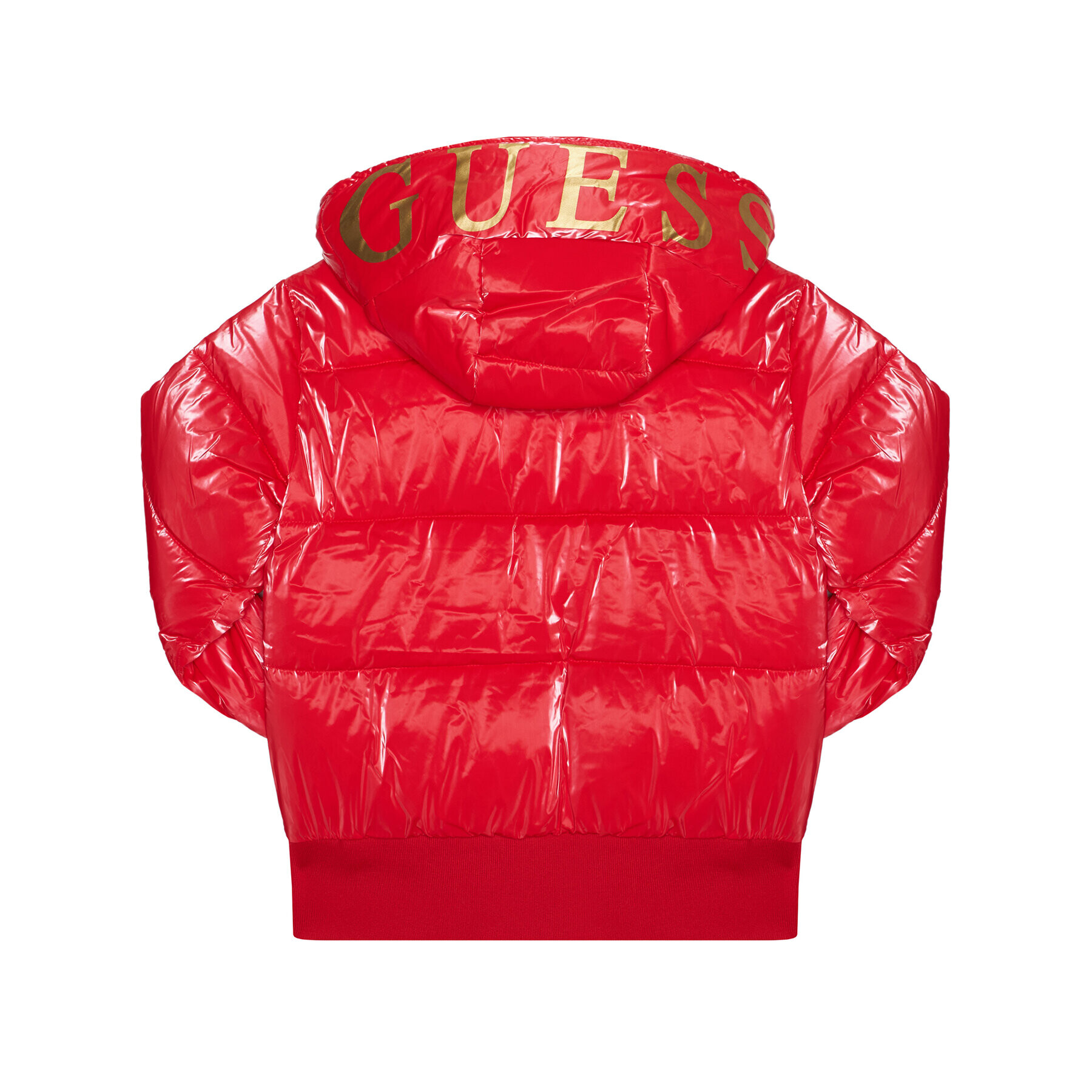 Guess Пухено яке J0BL10 WDCN0 Червен Regular Fit - Pepit.bg