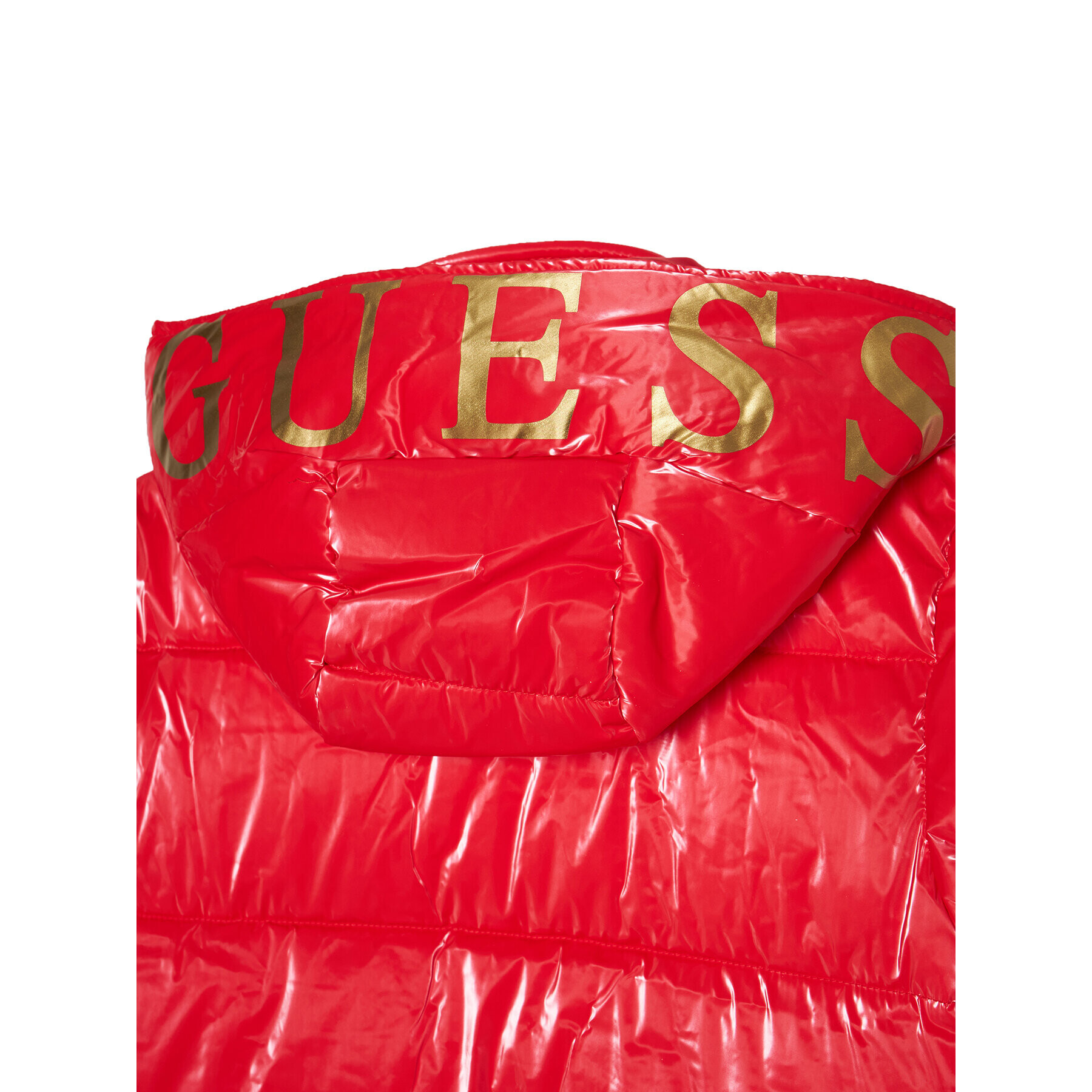 Guess Пухено яке J0BL10 WDCN0 Червен Regular Fit - Pepit.bg