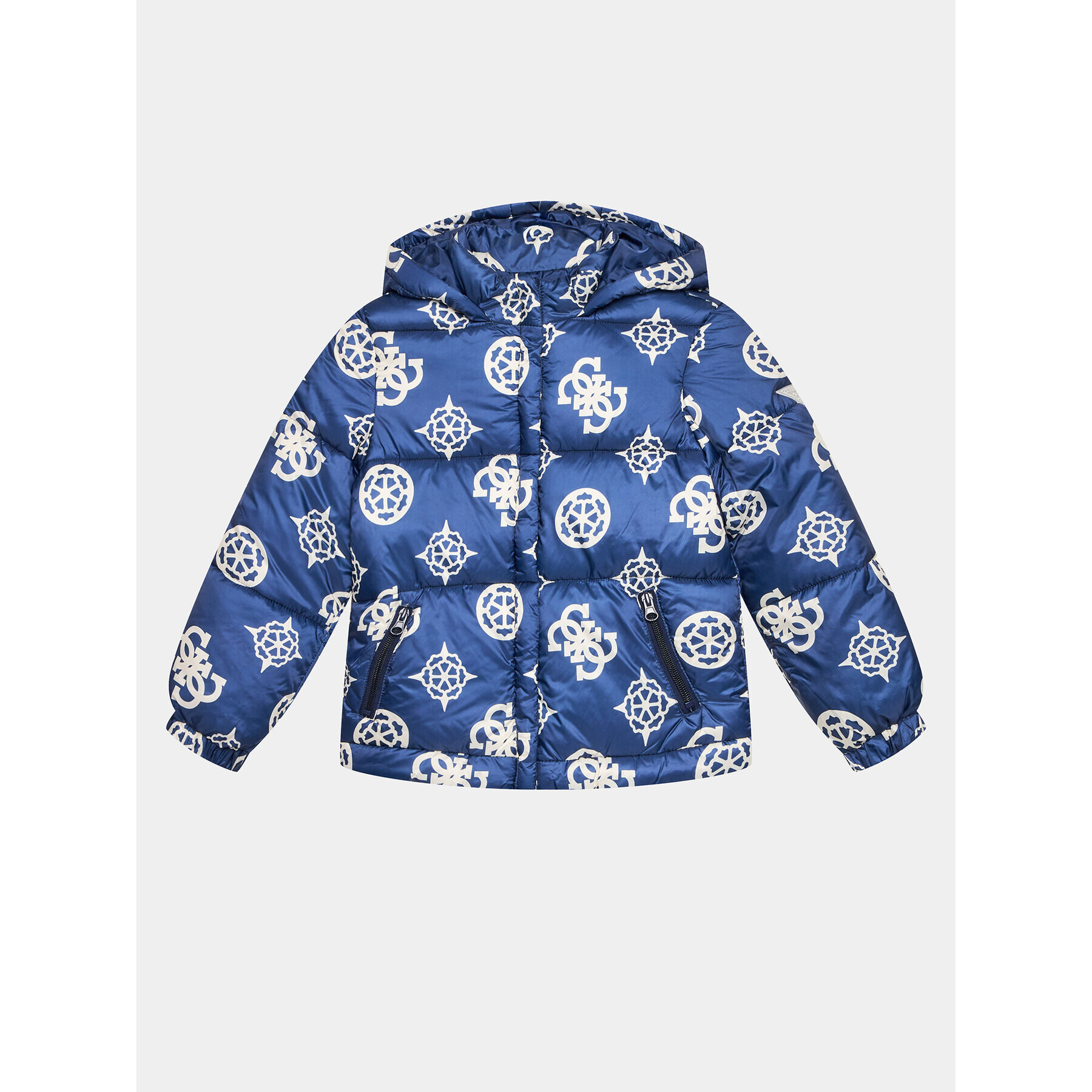 Guess Пухено яке J3BL00 WCFM0 Тъмносин Regular Fit - Pepit.bg