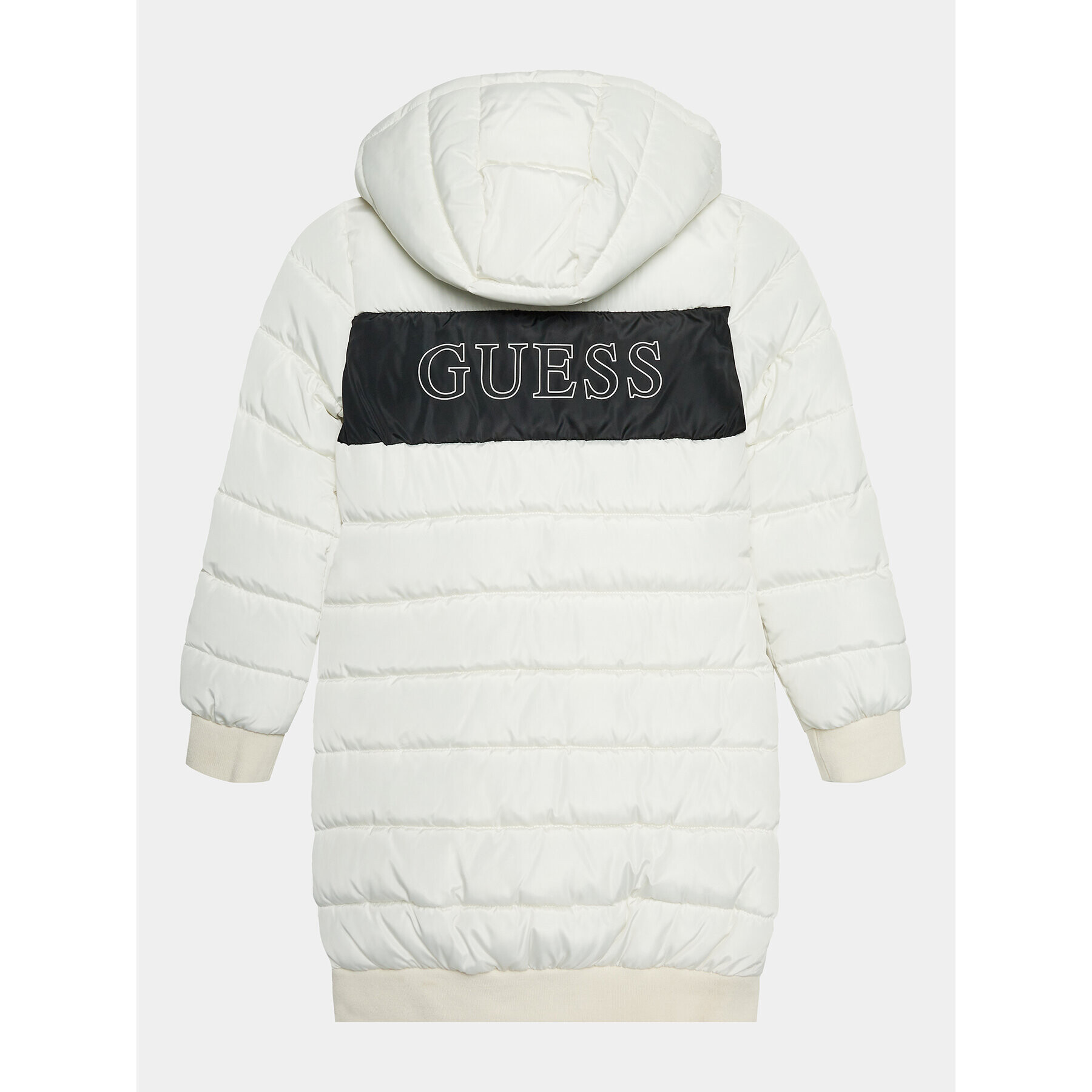 Guess Пухено яке J3BL02 WB240 Екрю Regular Fit - Pepit.bg