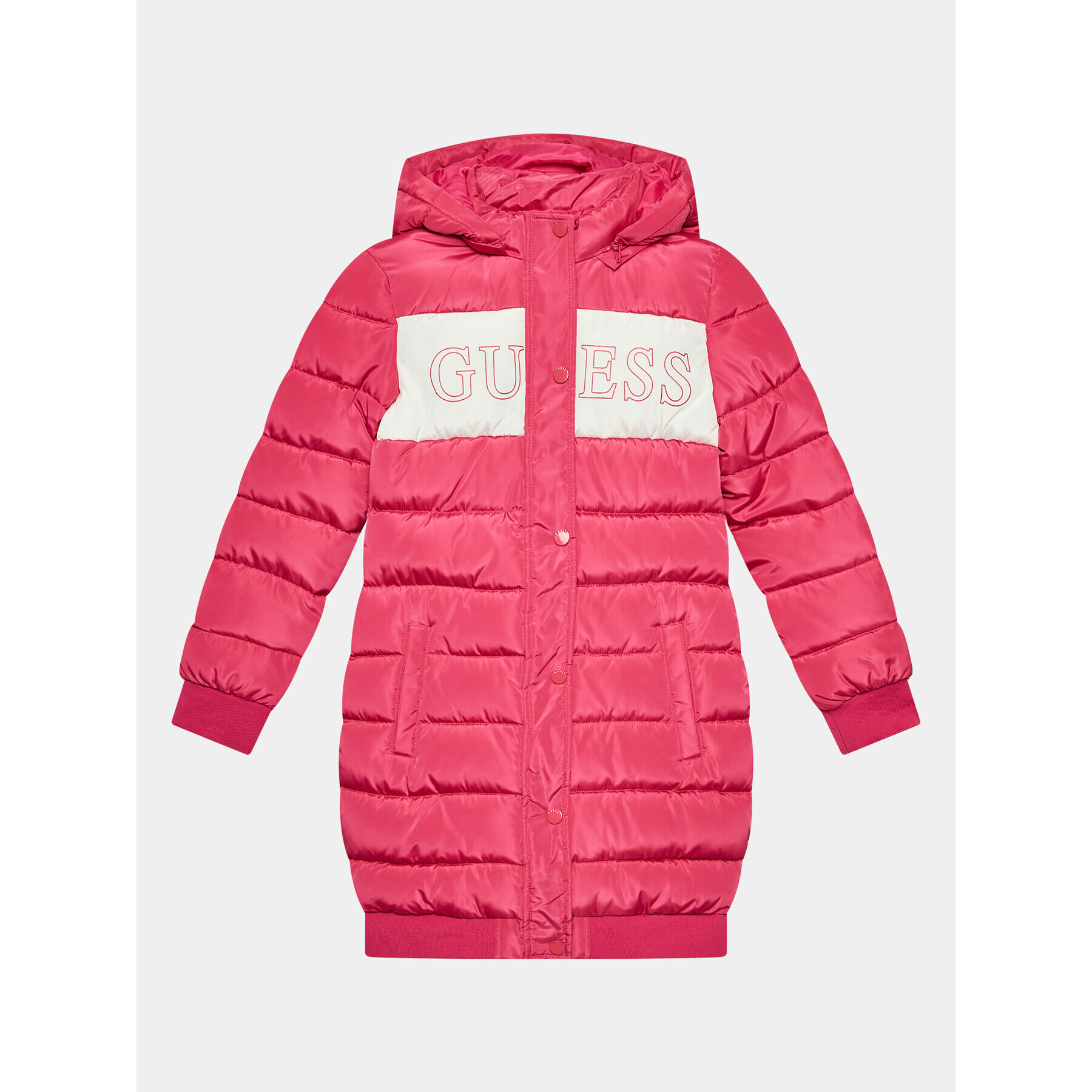 Guess Пухено яке J3BL02 WB240 Розов Regular Fit - Pepit.bg