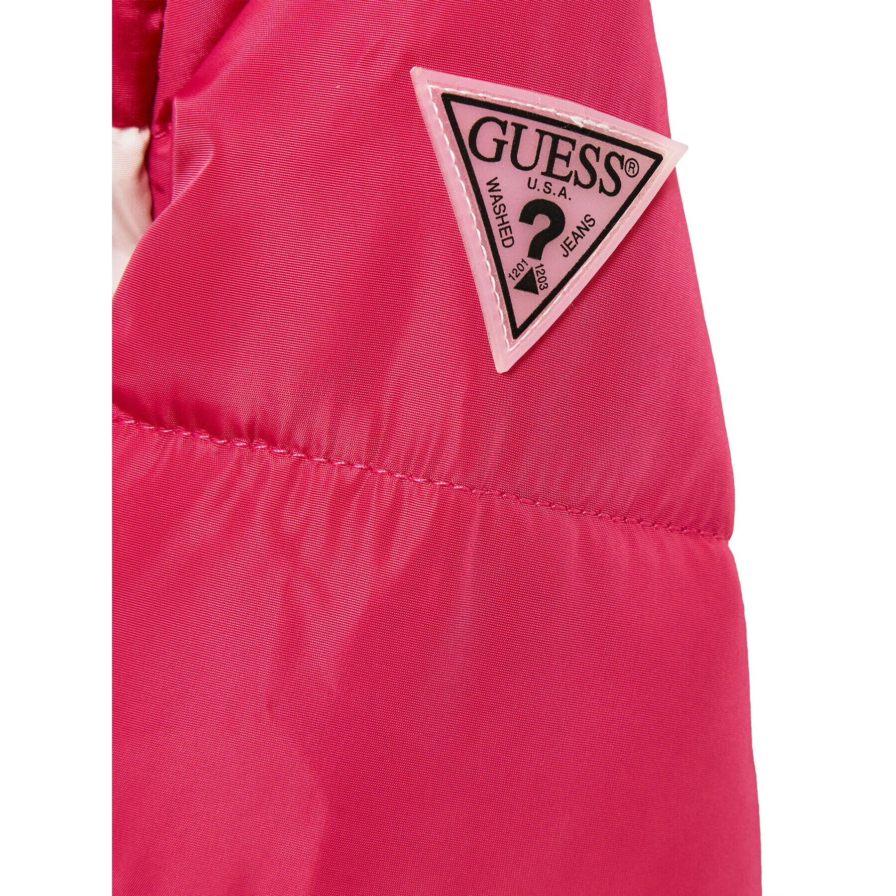 Guess Пухено яке J3BL02 WB240 Розов Regular Fit - Pepit.bg