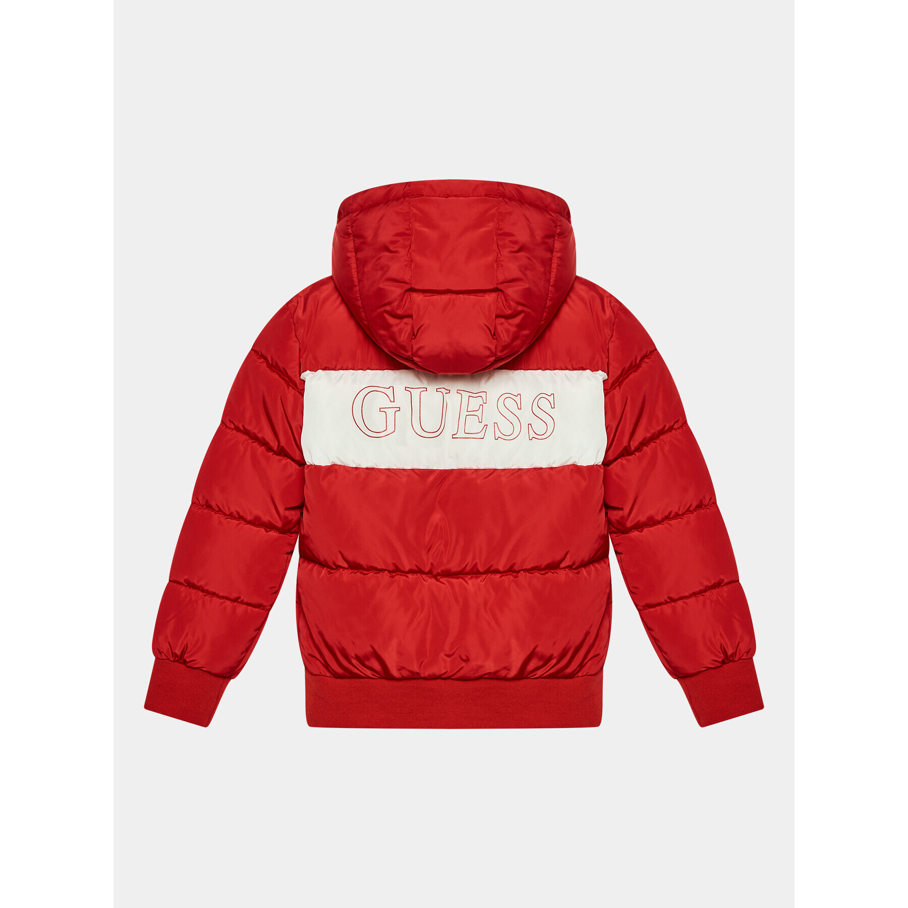 Guess Пухено яке J3BL04 WB240 Червен Regular Fit - Pepit.bg