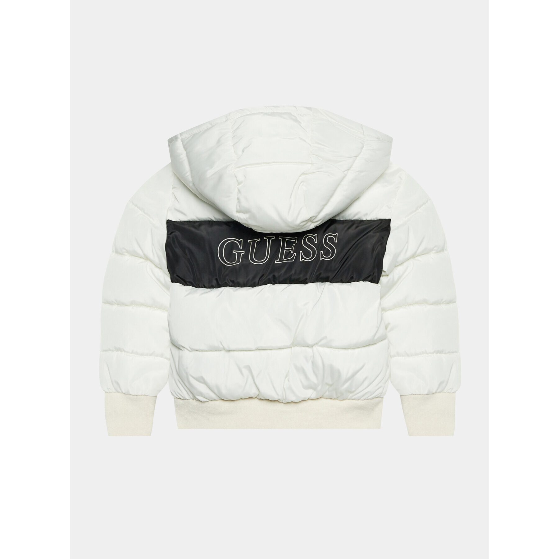 Guess Пухено яке J3BL04 WB240 Екрю Regular Fit - Pepit.bg