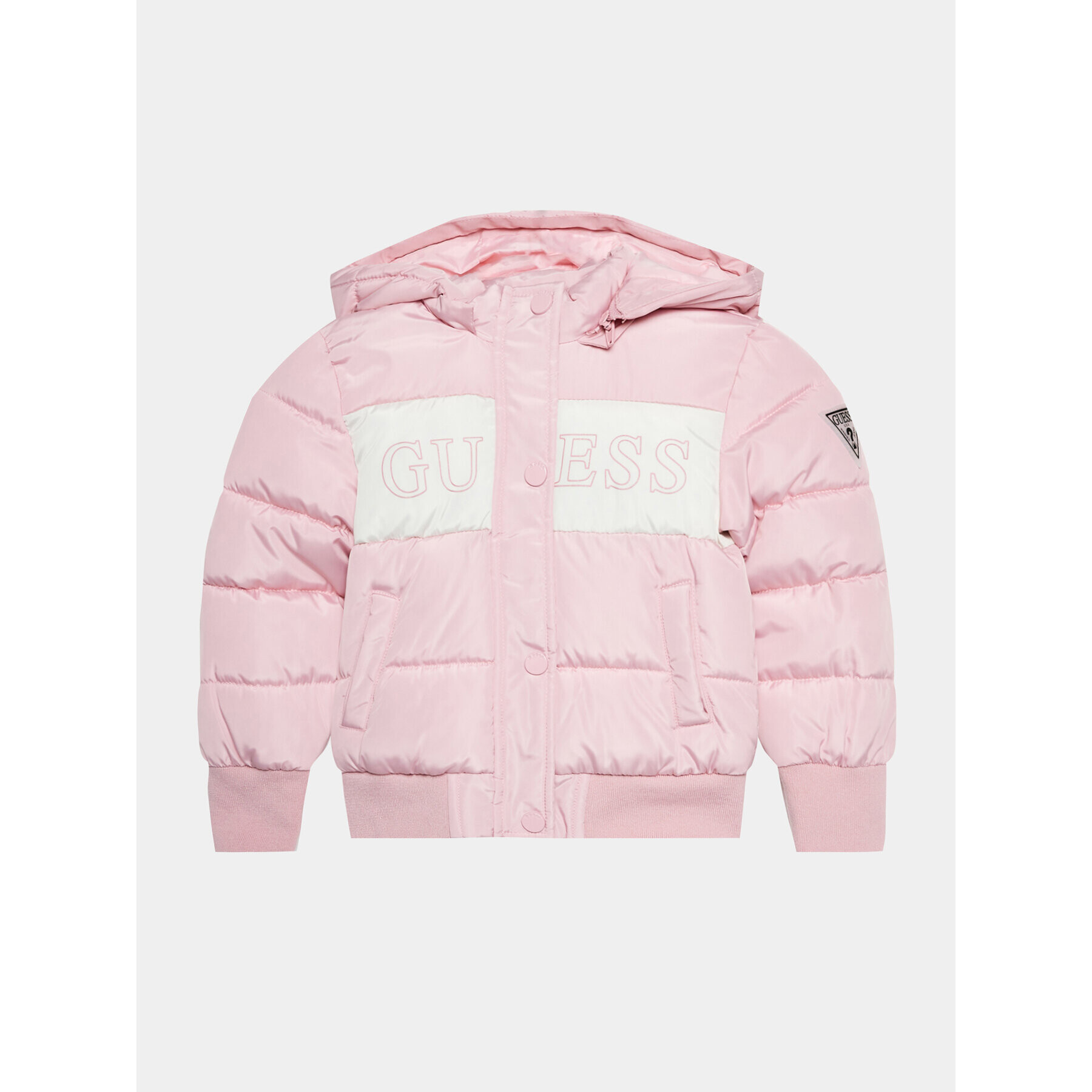 Guess Пухено яке J3BL04 WB240 Розов Regular Fit - Pepit.bg