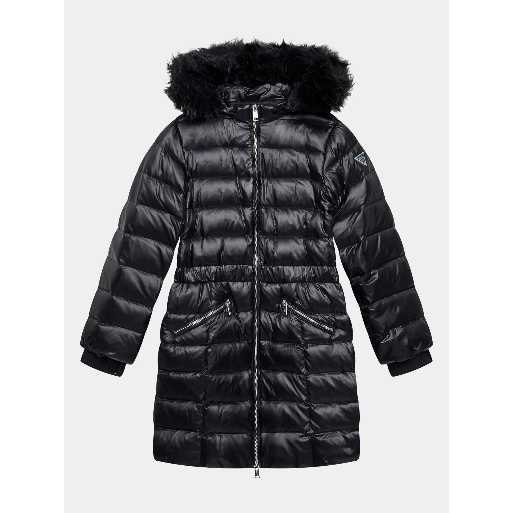 Guess Пухено яке J3BL11 WB080 Черен Regular Fit - Pepit.bg