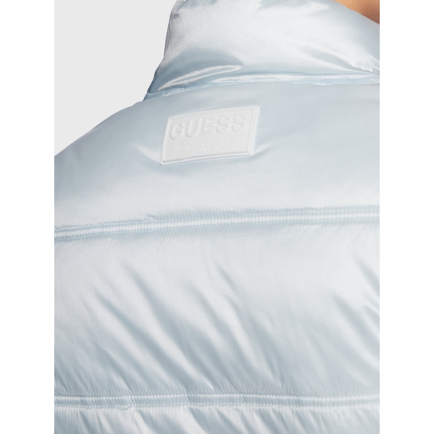 Guess Пухено яке Janis W3RL04 WF5C2 Син Regular Fit - Pepit.bg
