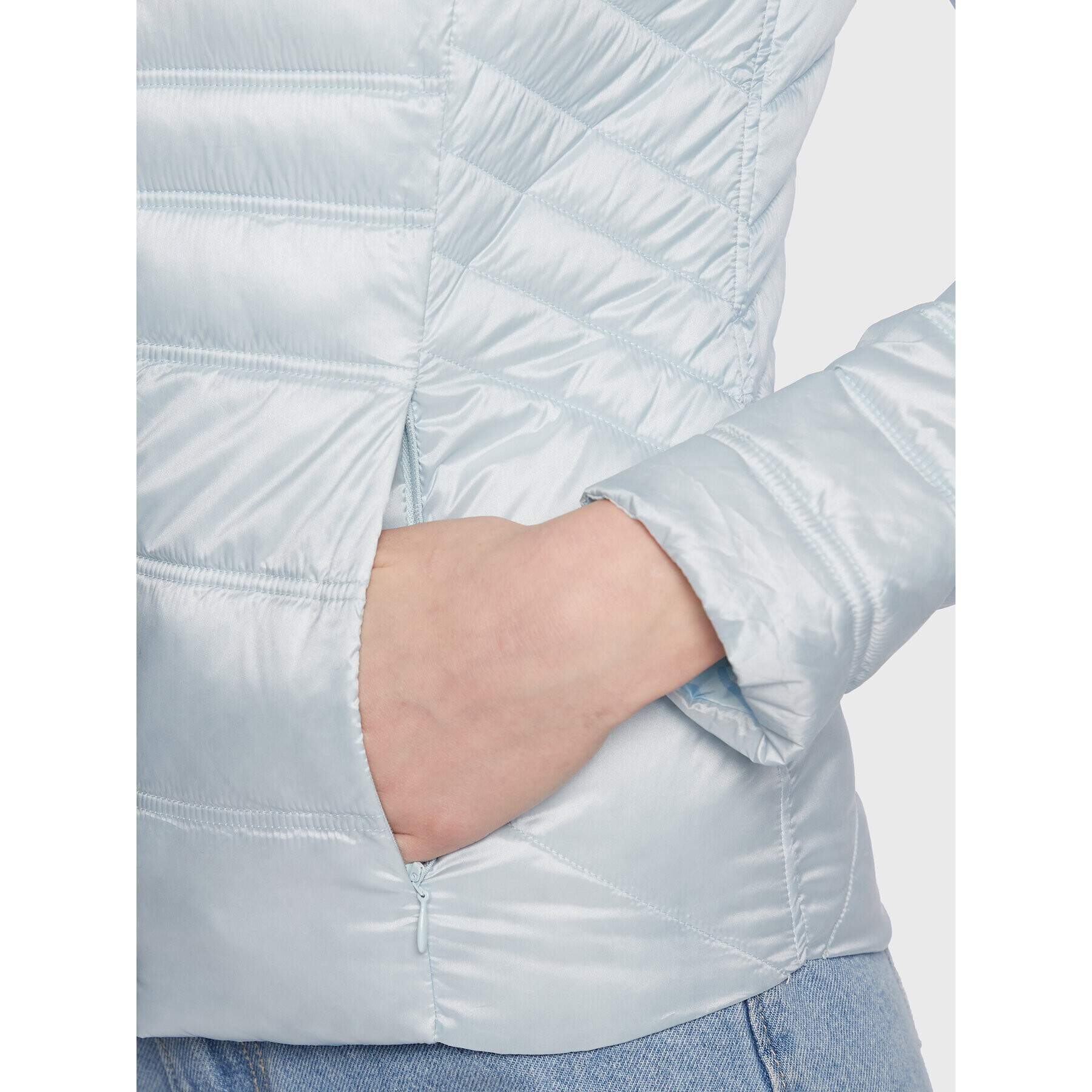 Guess Пухено яке Janis W3RL04 WF5C2 Син Regular Fit - Pepit.bg
